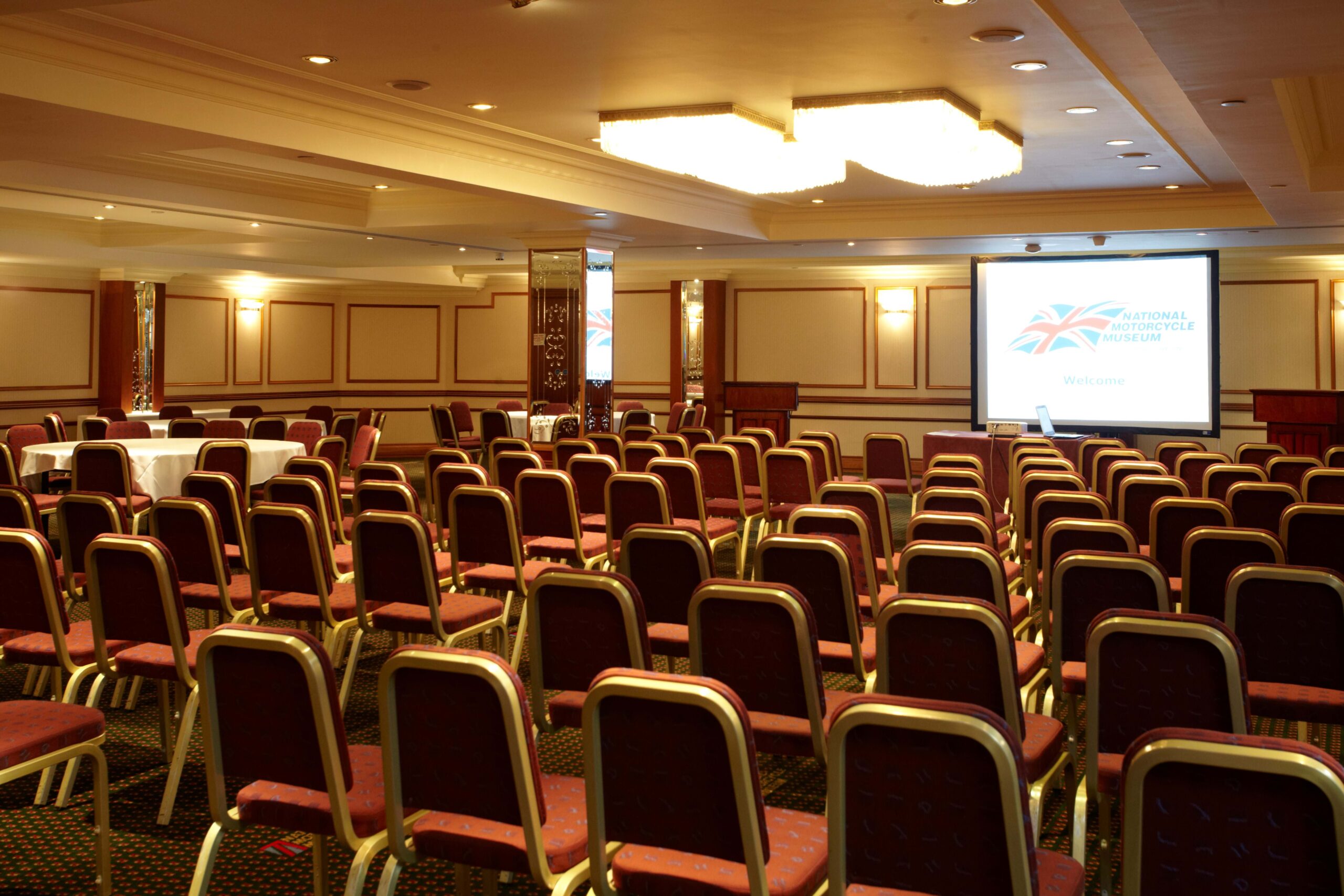Conference room setup at The Bracebridge, ideal for corporate seminars and presentations.