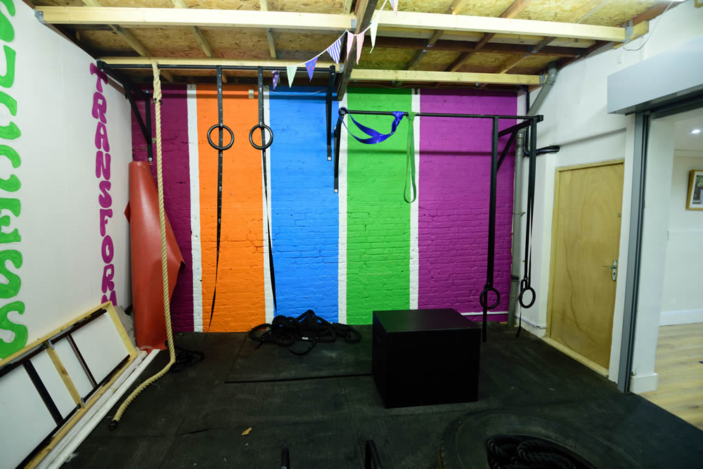Vibrant Twist Class Studio fitness space for wellness events and team-building activities.