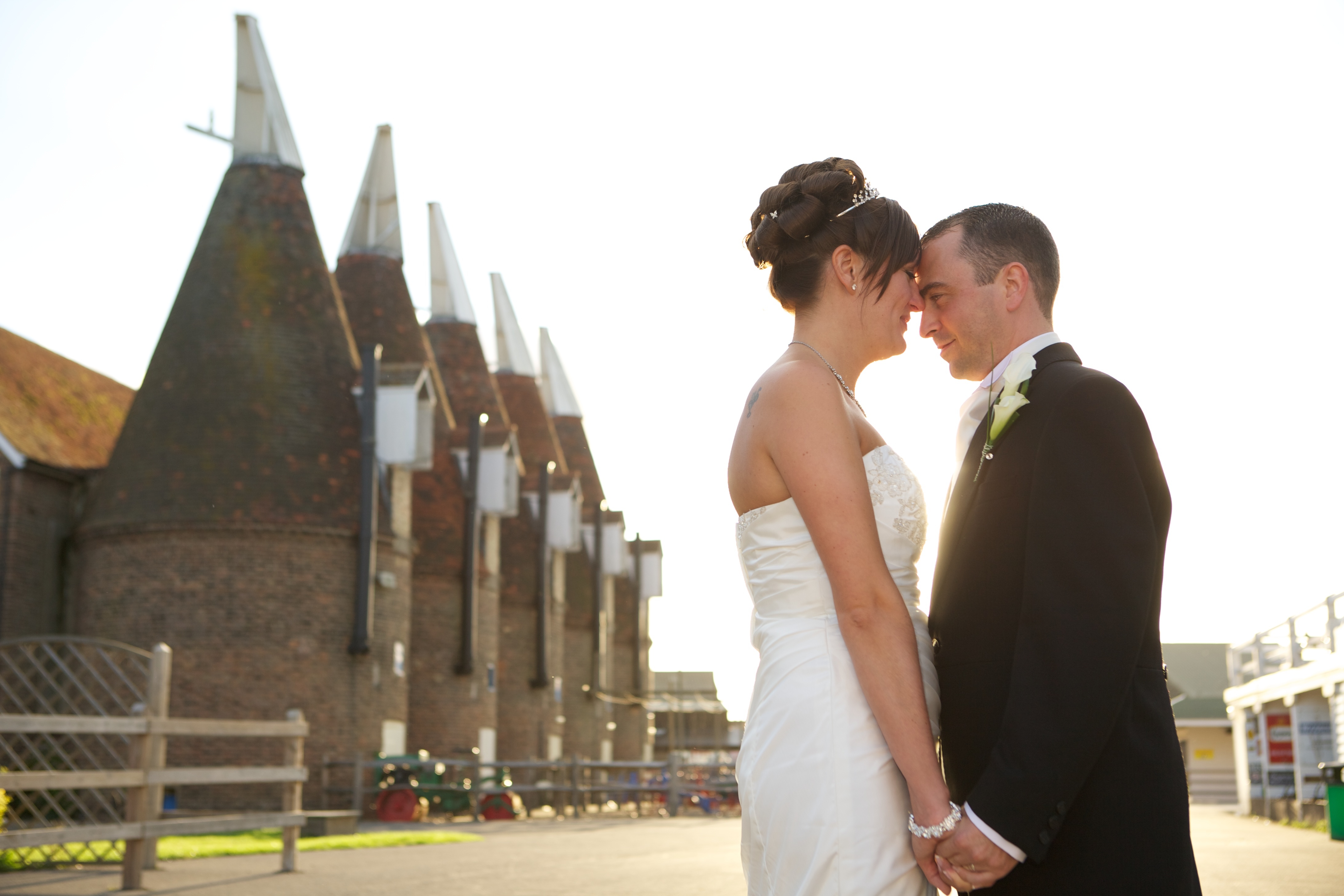 Couple in romantic moment at Whites Conference Suite, ideal for weddings and events.