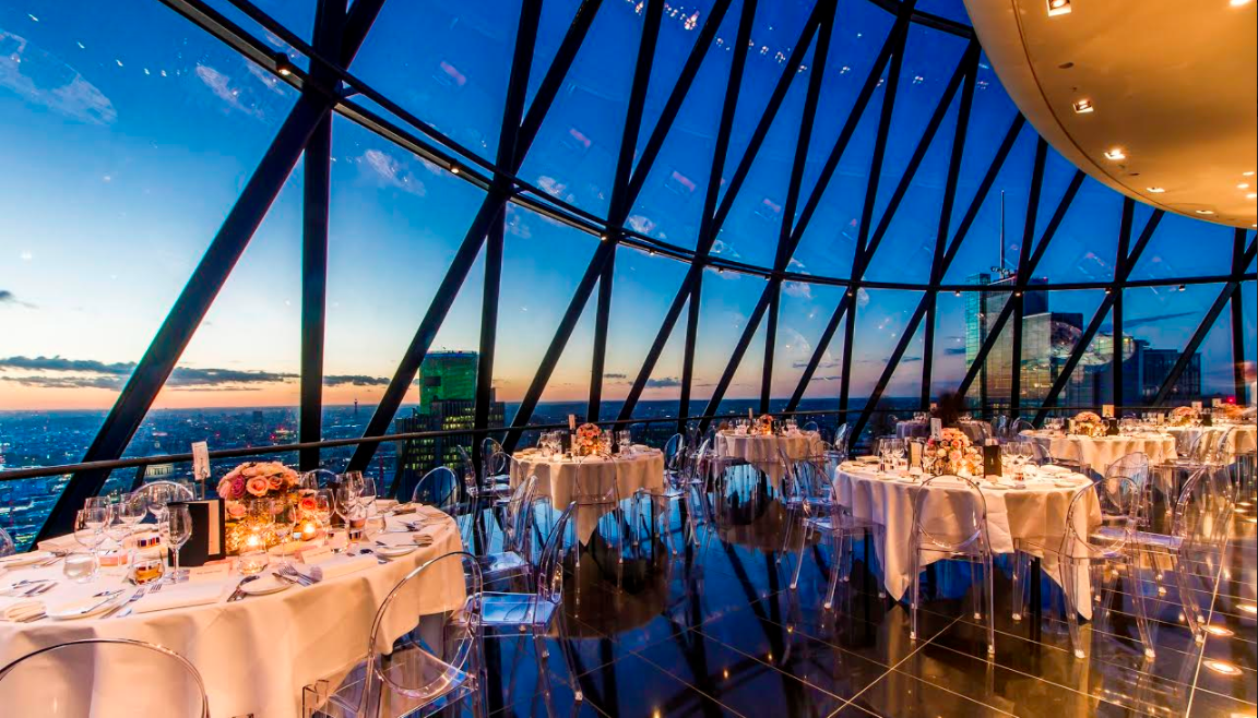 Exclusive hire of Helix and Iris at Searcys, elegant event space with city views.