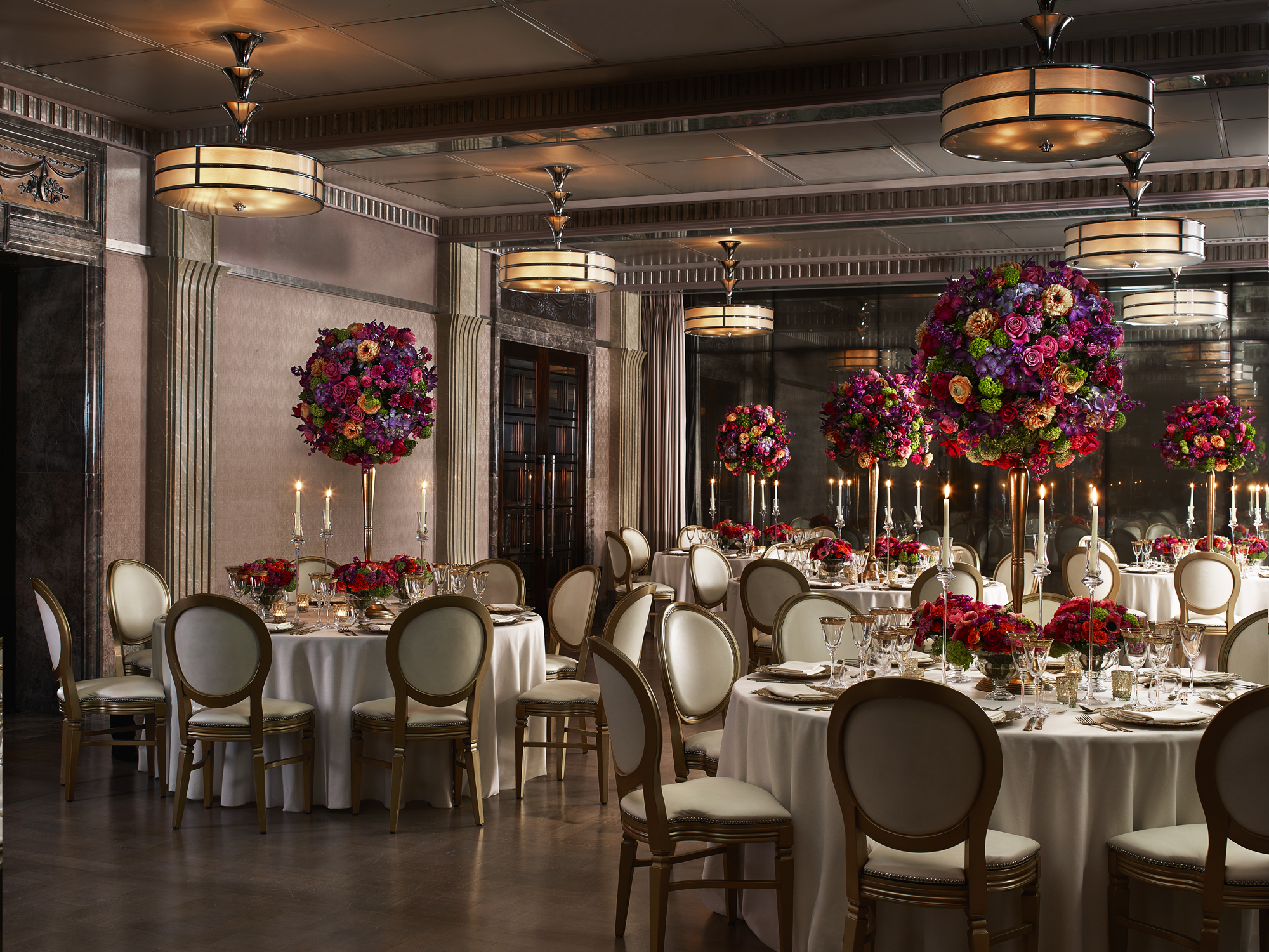 Elegant Mayfair Room at The Connaught, perfect for upscale weddings and corporate events.