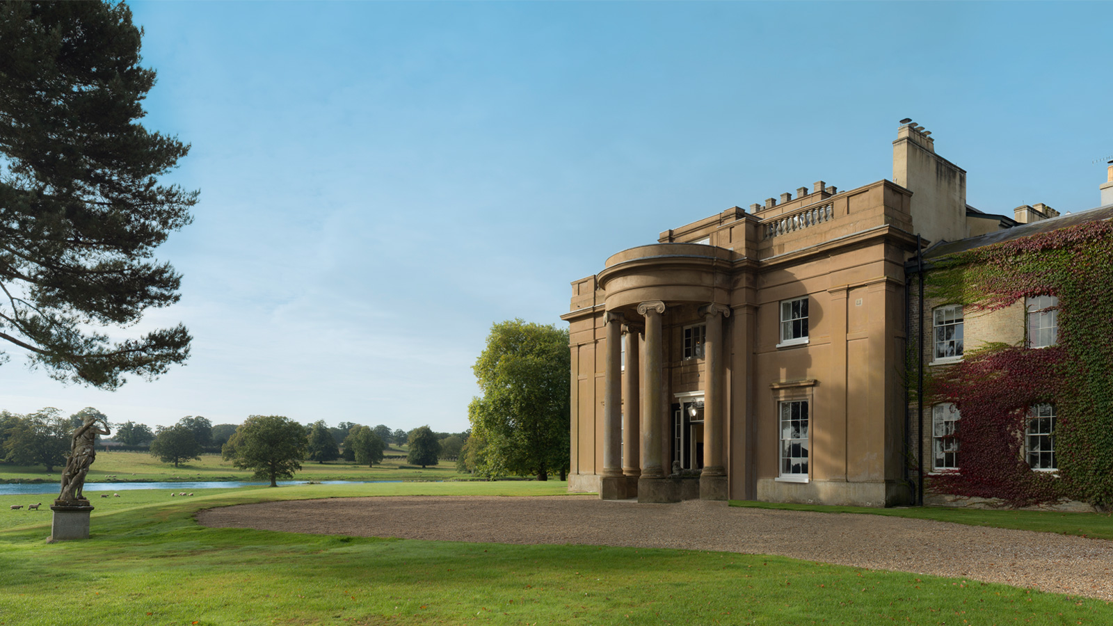 Exclusive Use Manor House in Sibton Park, elegant venue for corporate retreats and weddings.