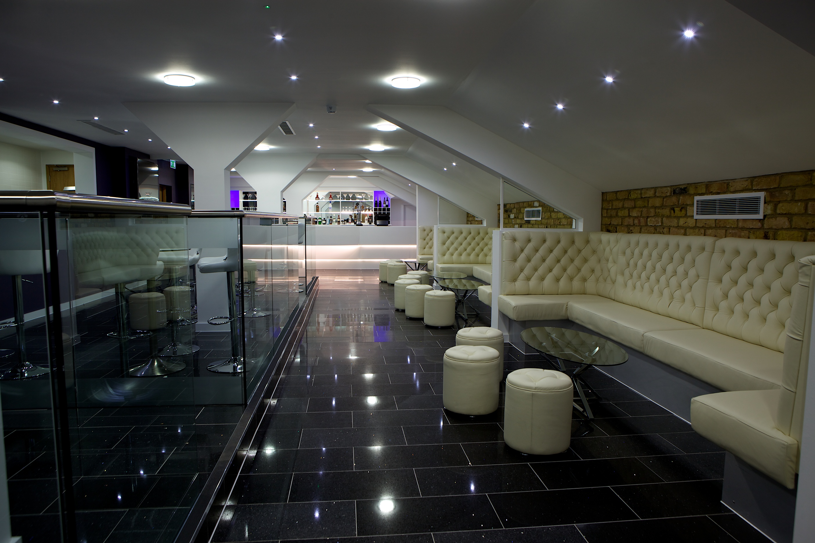 Coppell 2010 event space at Selhurst Park, featuring plush seating and elegant design.