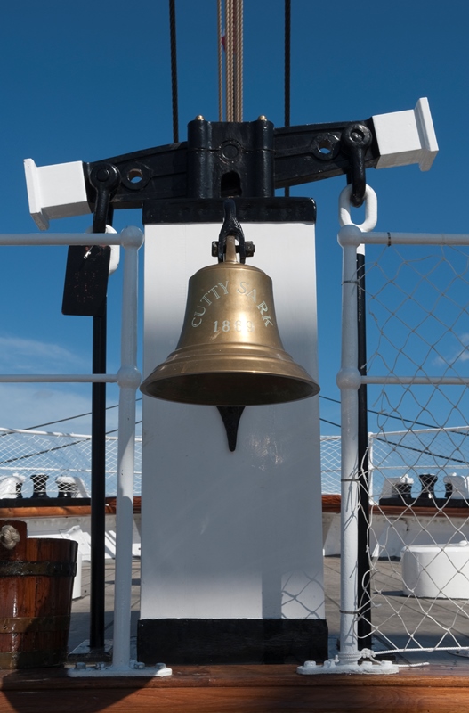 Cutty Sark ship's bell, engraved 1869, perfect for corporate events and celebrations.