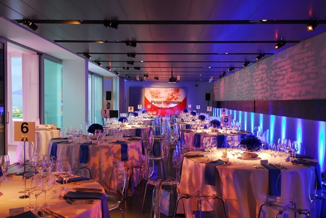 Elegant event space at Peter Harrison Planetarium for formal dinners and galas.