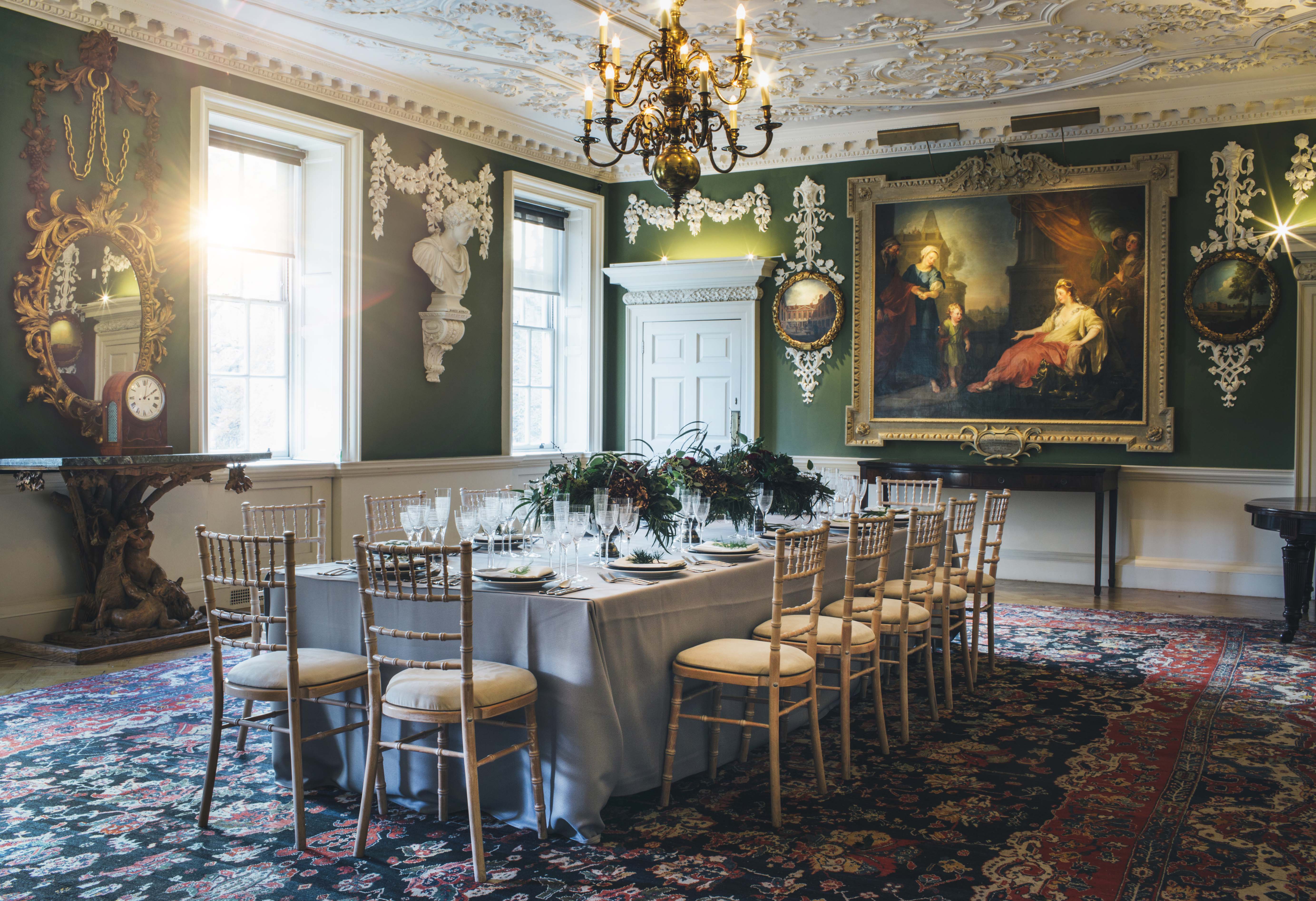 Elegant dining room at The Foundling Museum, perfect for intimate events and gatherings.