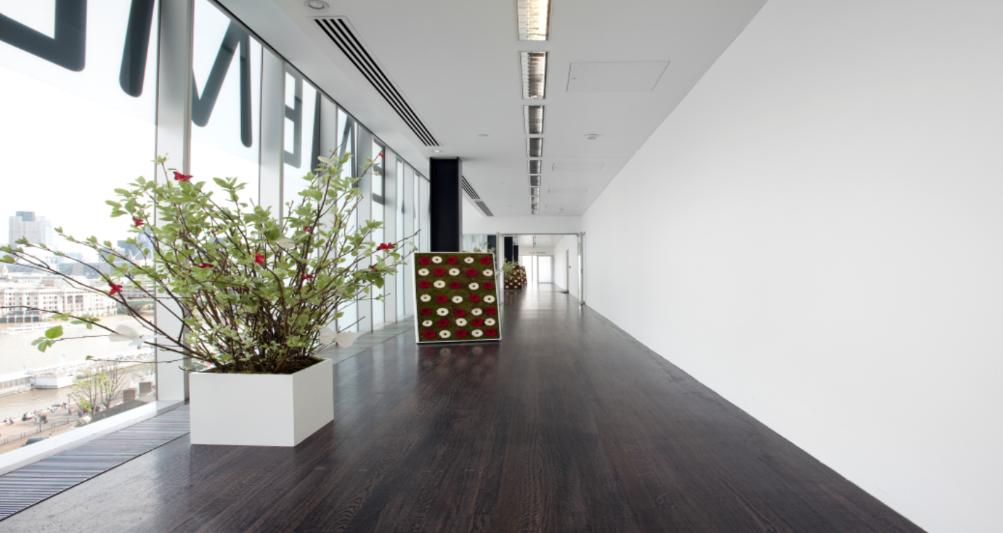 East Room at Tate Modern: sleek event space with polished wood floors, ideal for networking.