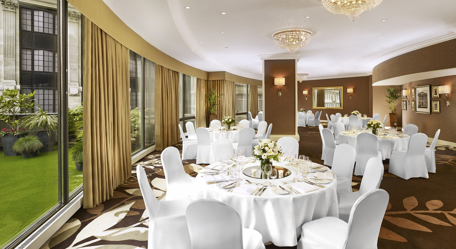 Trianon Room at The Park Tower, London - elegant event space for weddings and corporate events.