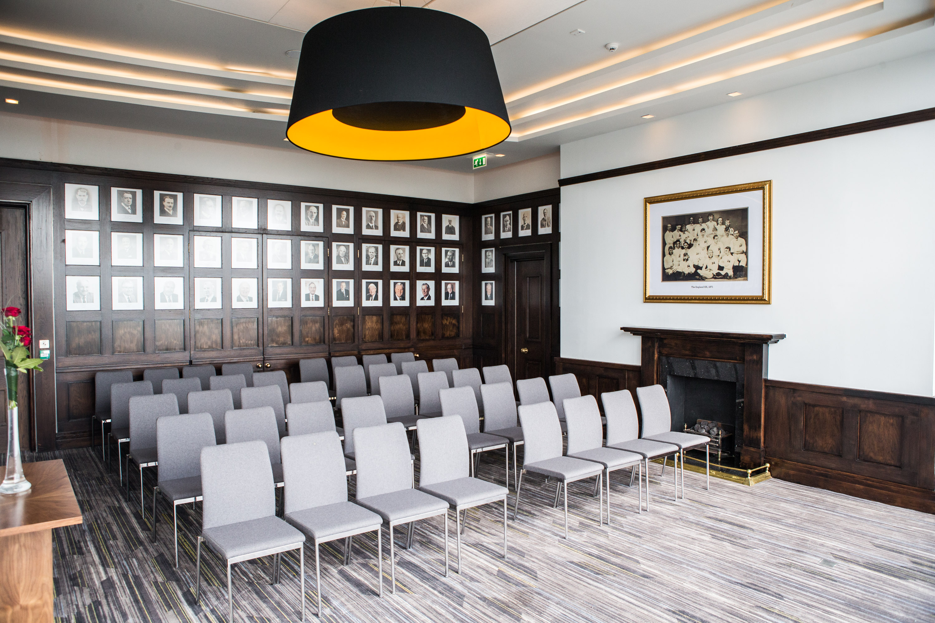 Council Room at Allianz Stadium, Twickenham: elegant meeting space for workshops and events.