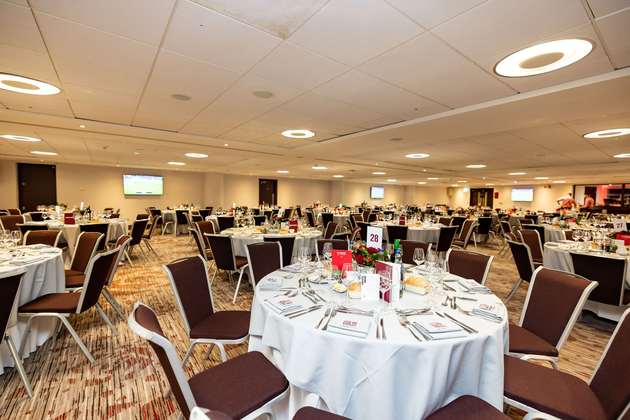 Nightingale Suite at Allianz Stadium, Twickenham: elegant event space for corporate gatherings.