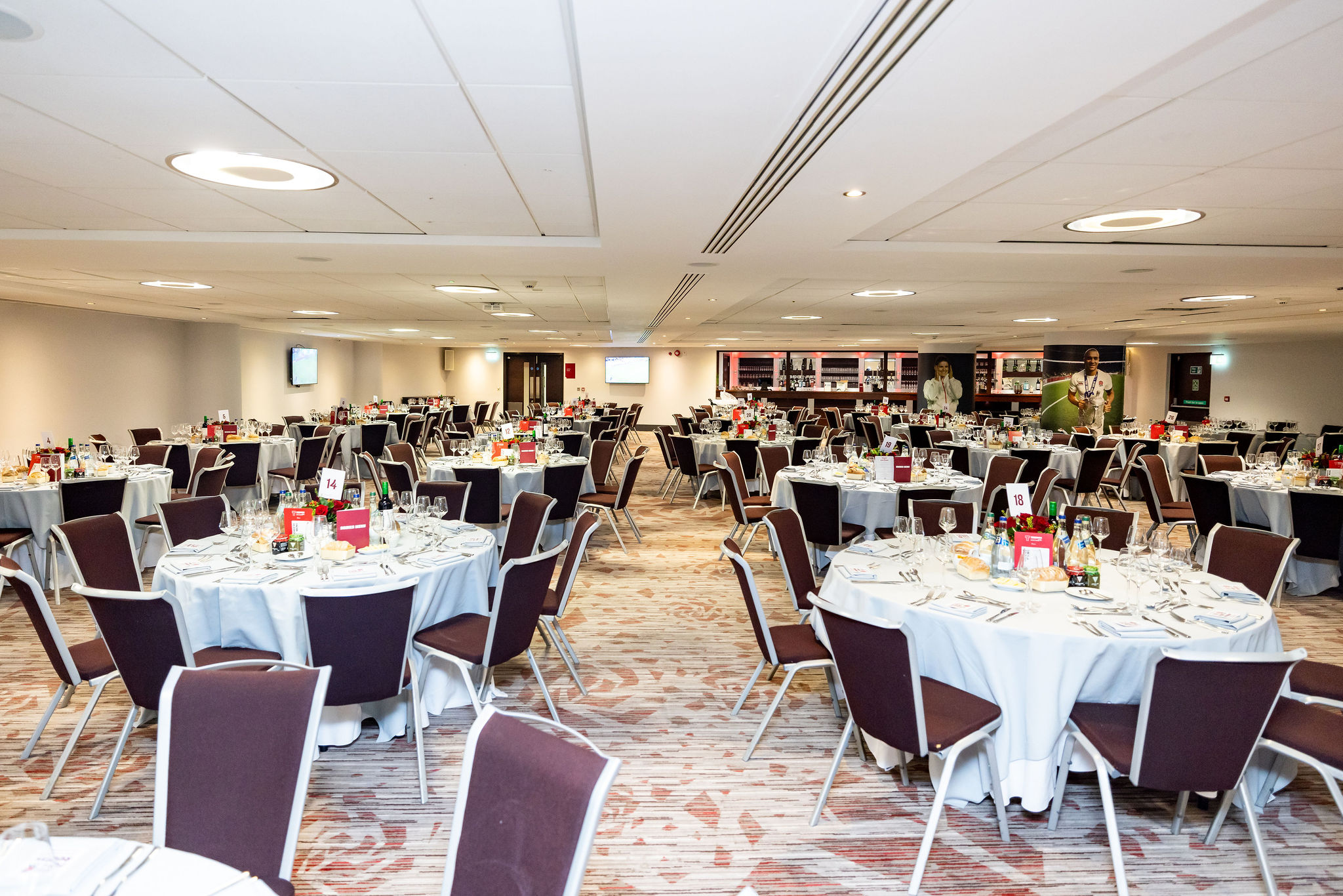 Elegant Nightingale Suite at Allianz Stadium, Twickenham for corporate events and gatherings.
