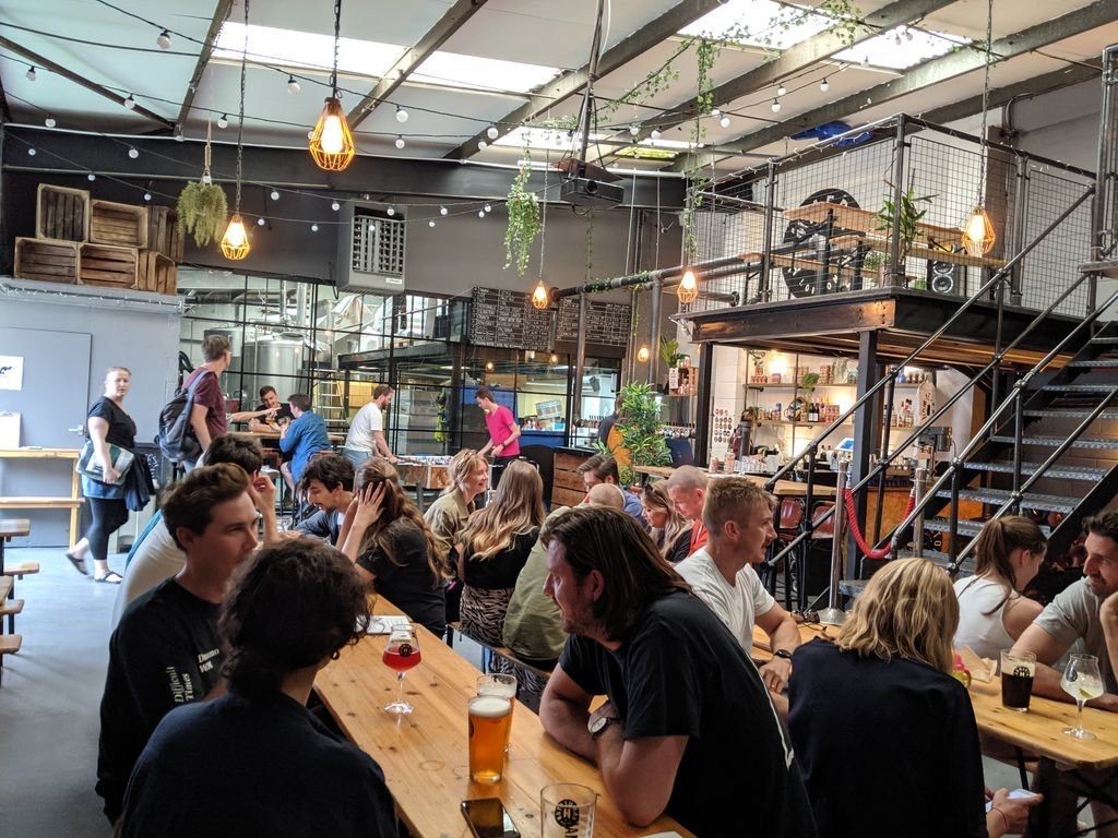Brewery Taproom at Hammerton: rustic venue for networking and casual gatherings.