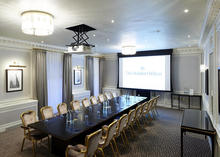 Aldwych Suite at Waldorf Hilton, London: elegant meeting room for corporate events.
