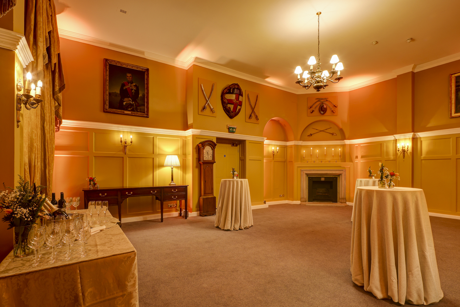 Elegant Ante Room at The HAC, perfect for networking receptions and private gatherings.