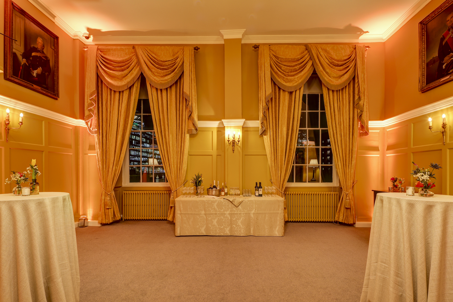 Elegant Ante Room at HAC, ideal for intimate gatherings and networking events.