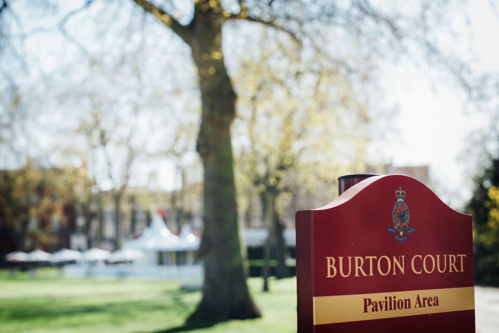Burton Court Pavilion Area, a scenic outdoor venue for weddings and events.