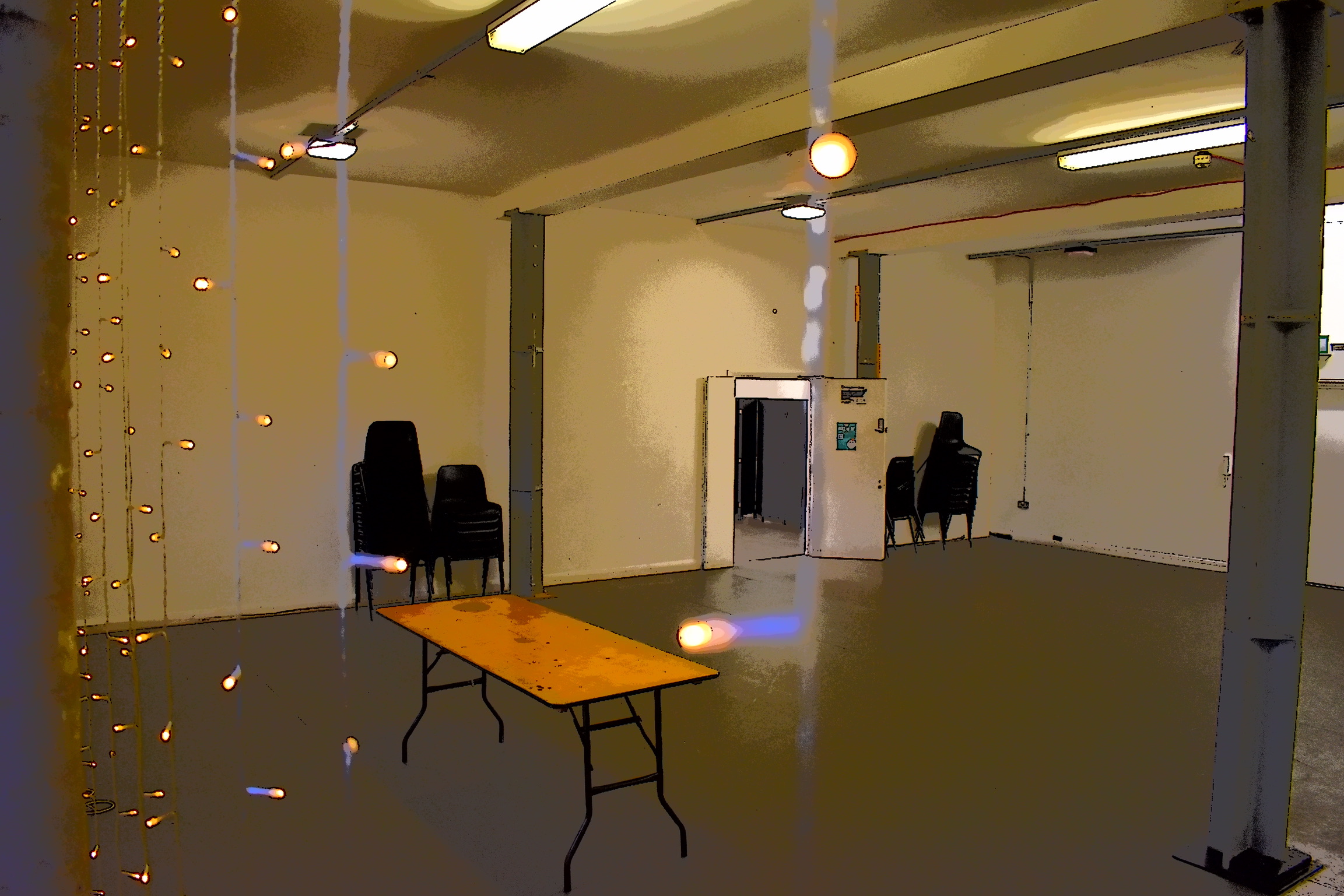 Versatile event space at Fishing Smack Studio, ideal for meetings and workshops.