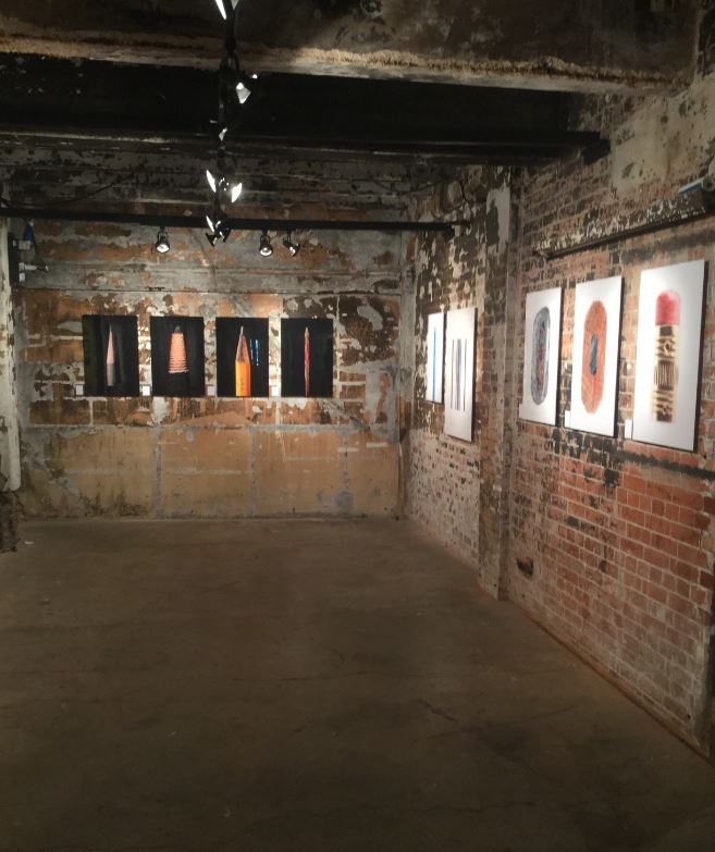 Bar in OXO Tower with exposed brick, perfect for art exhibitions and creative gatherings.