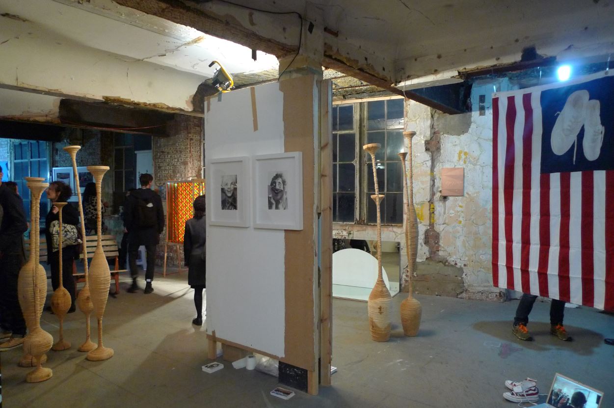 Creative event space at OXO Tower with unique art installations for networking.