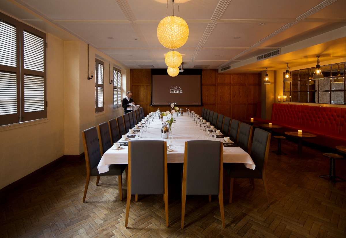 Sir Roger Moore Room, Mayfair conference space, ideal for meetings and workshops.
