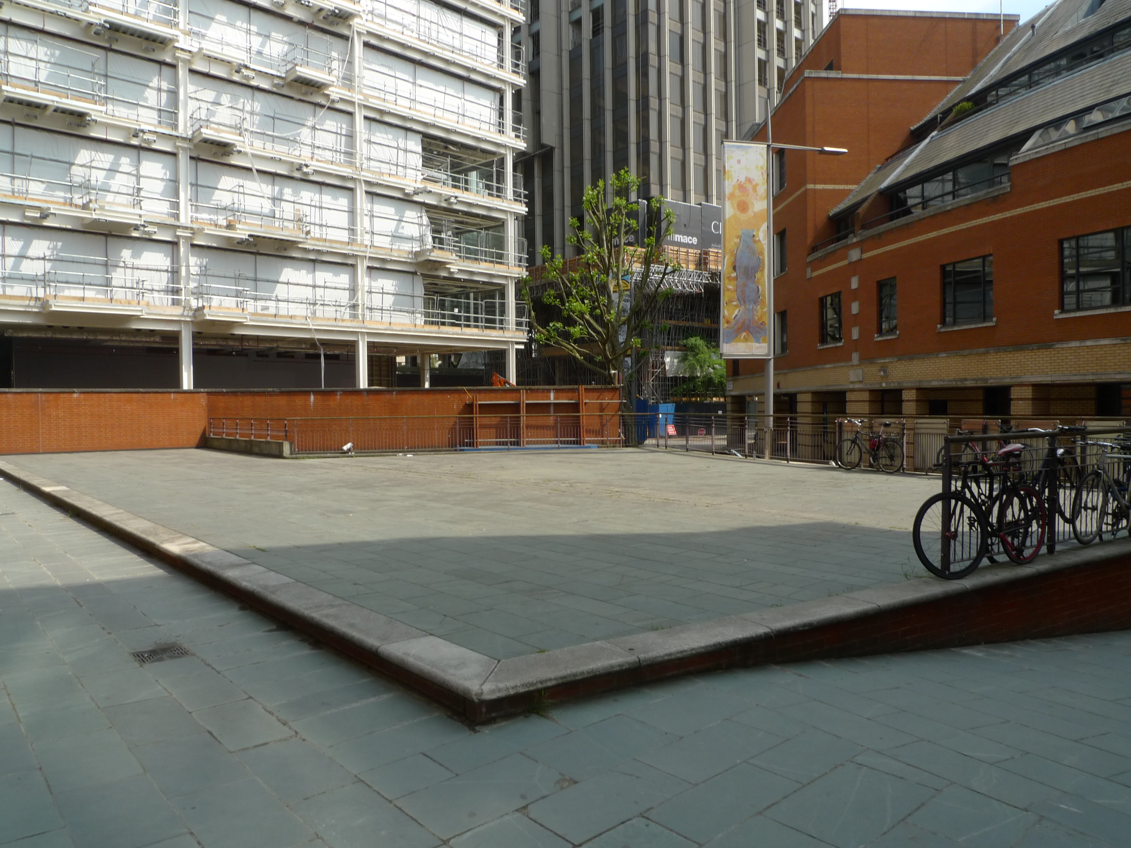 Courtyard & Platform at OXO Tower, a modern outdoor venue for events and gatherings.