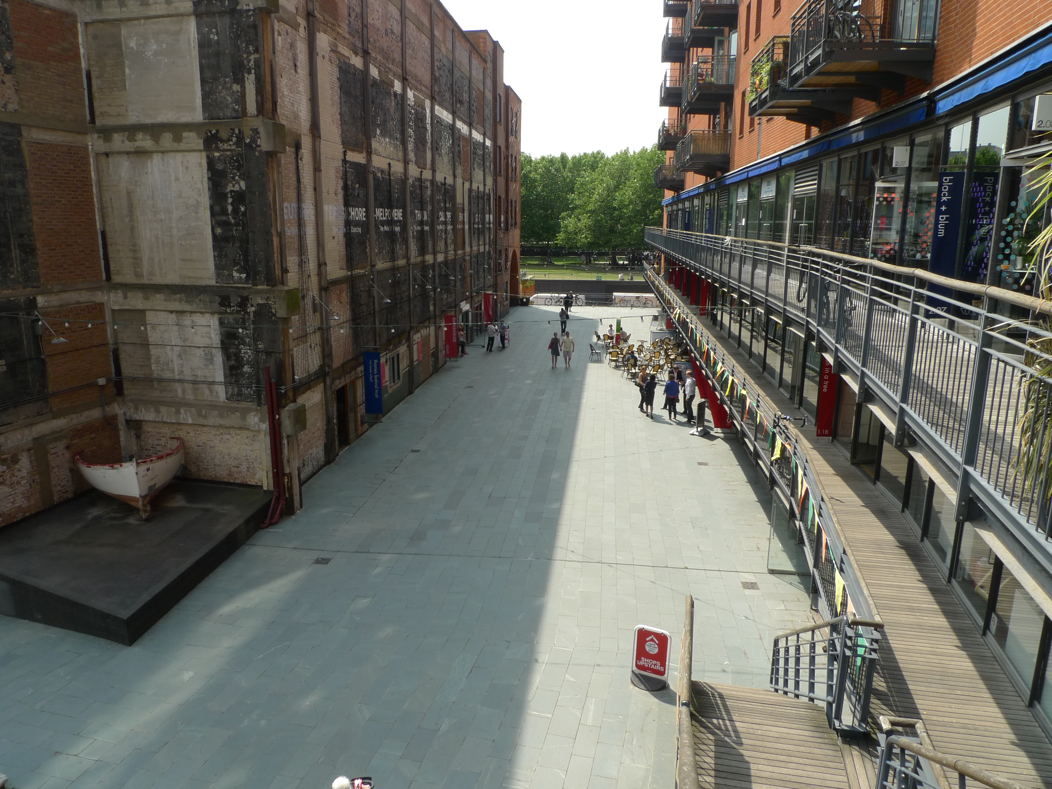 Courtyard & Platform at OXO Tower, spacious outdoor venue for events and exhibitions.