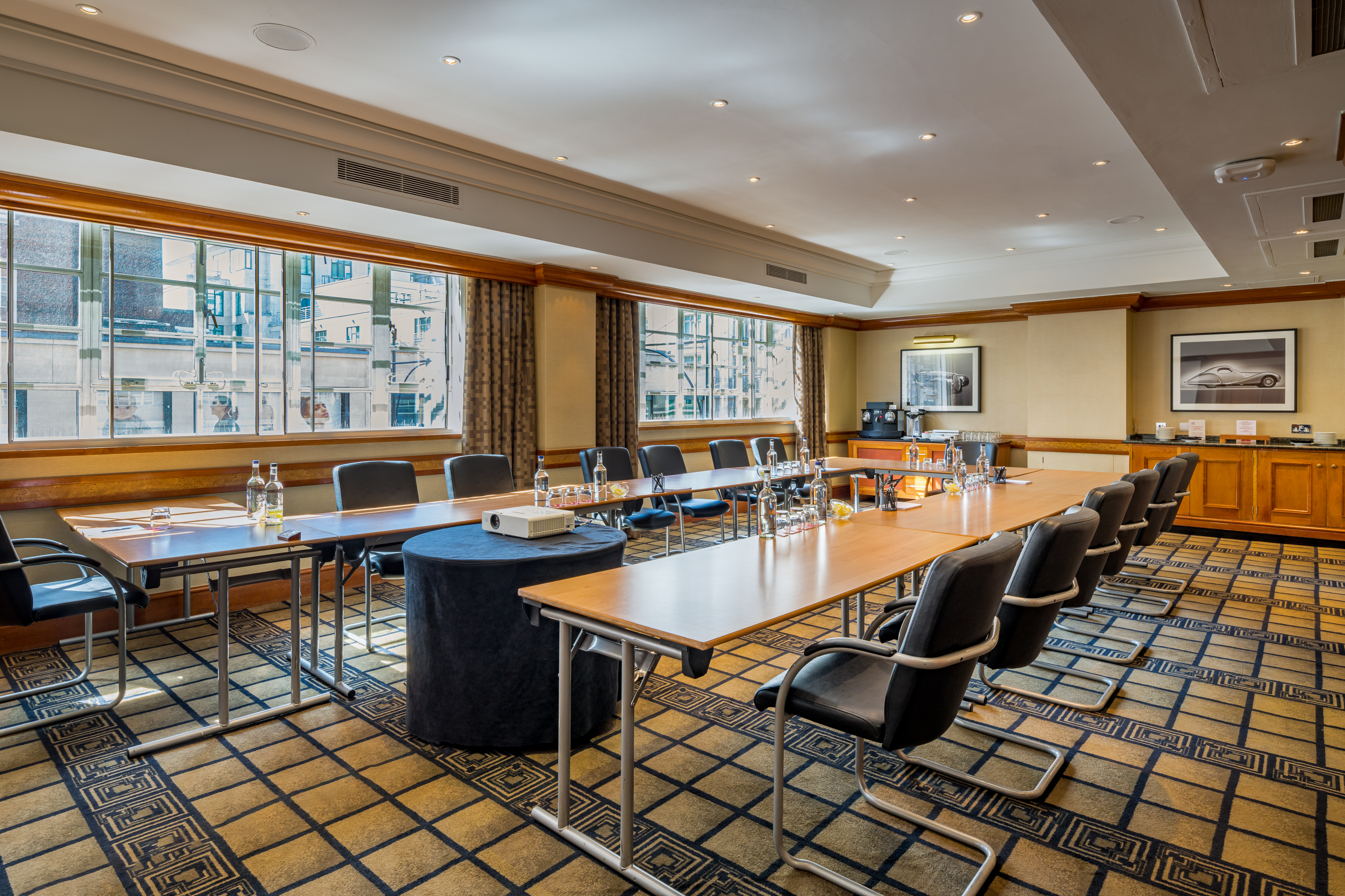 Meeting room at Serpentine, Thistle Marble Arch, with natural light and elegant decor.