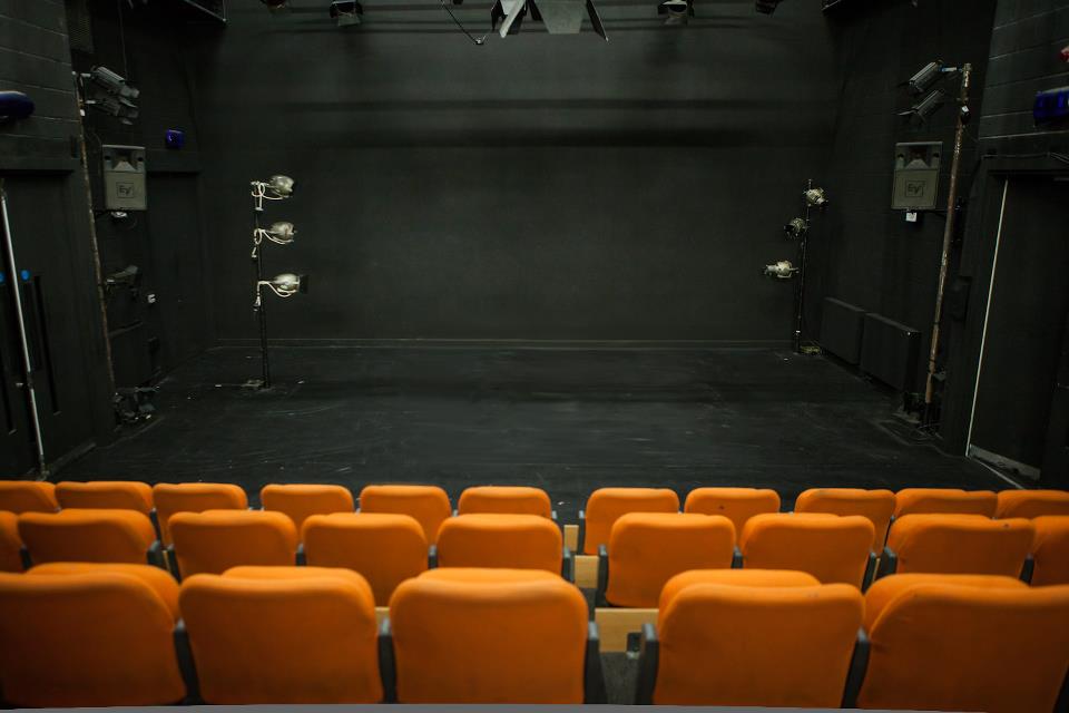 New Diorama Theatre black box venue for intimate performances and workshops.