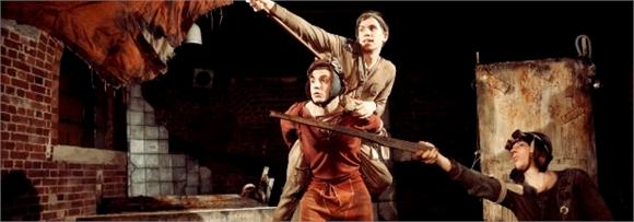 Dynamic theatrical performance at New Diorama Theatre, showcasing engaging storytelling.