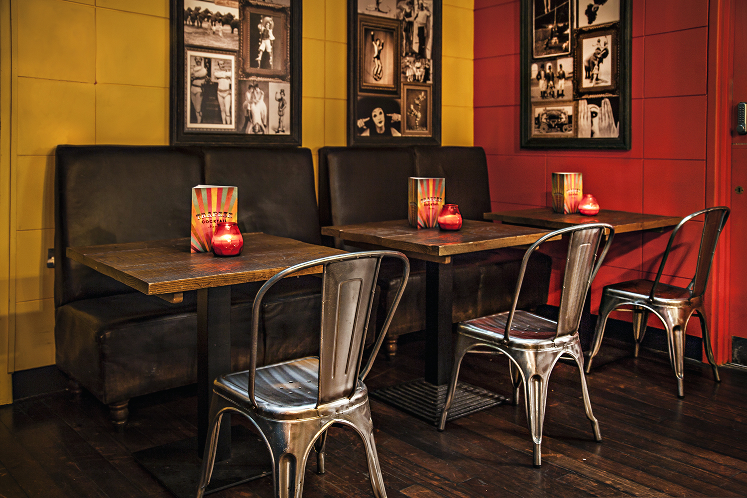 Cozy dining area at The Mezzanine, perfect for networking events and casual meetings.