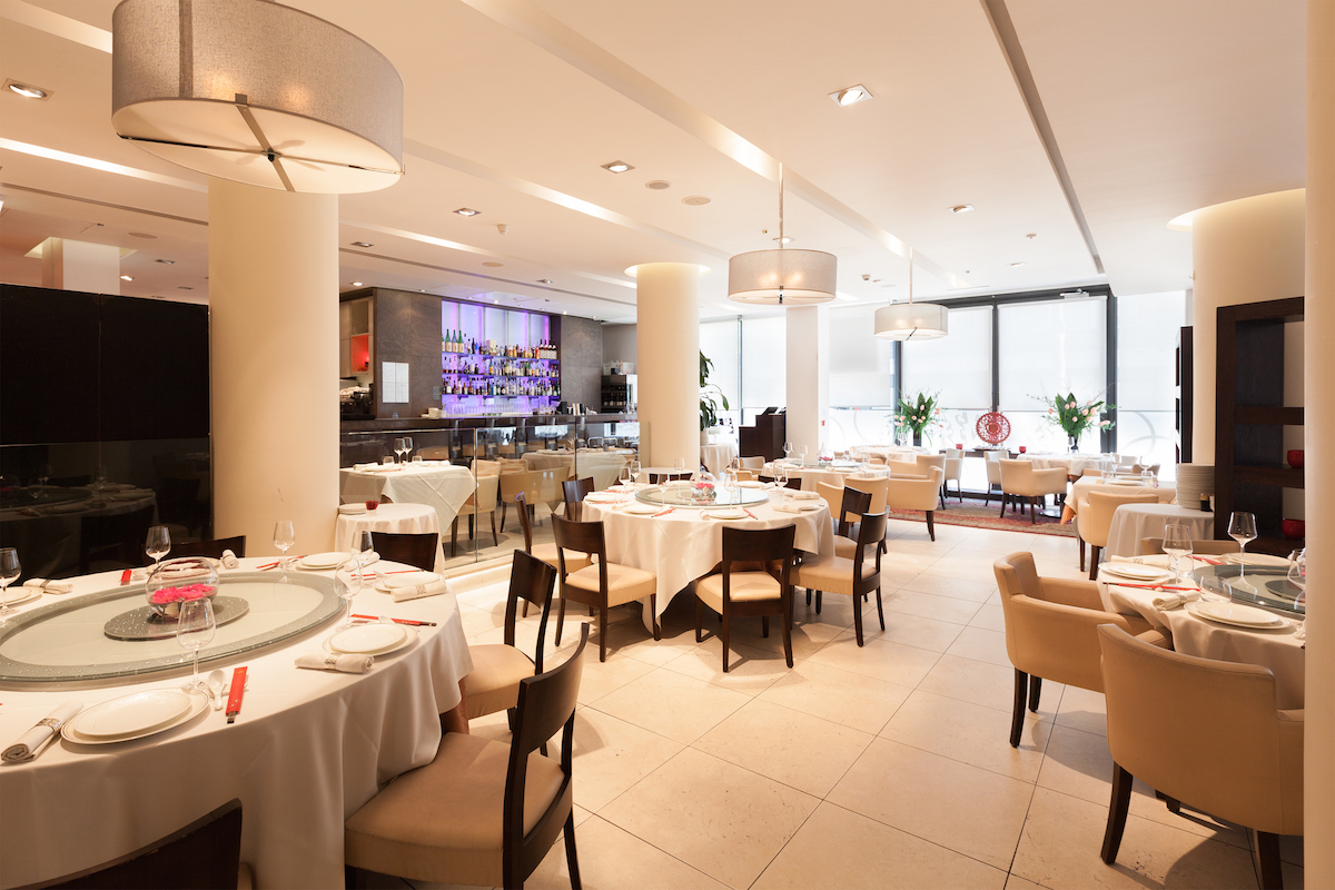 Private Dining Room 2 at Bright Courtyard Club, elegant space for corporate events and gatherings.