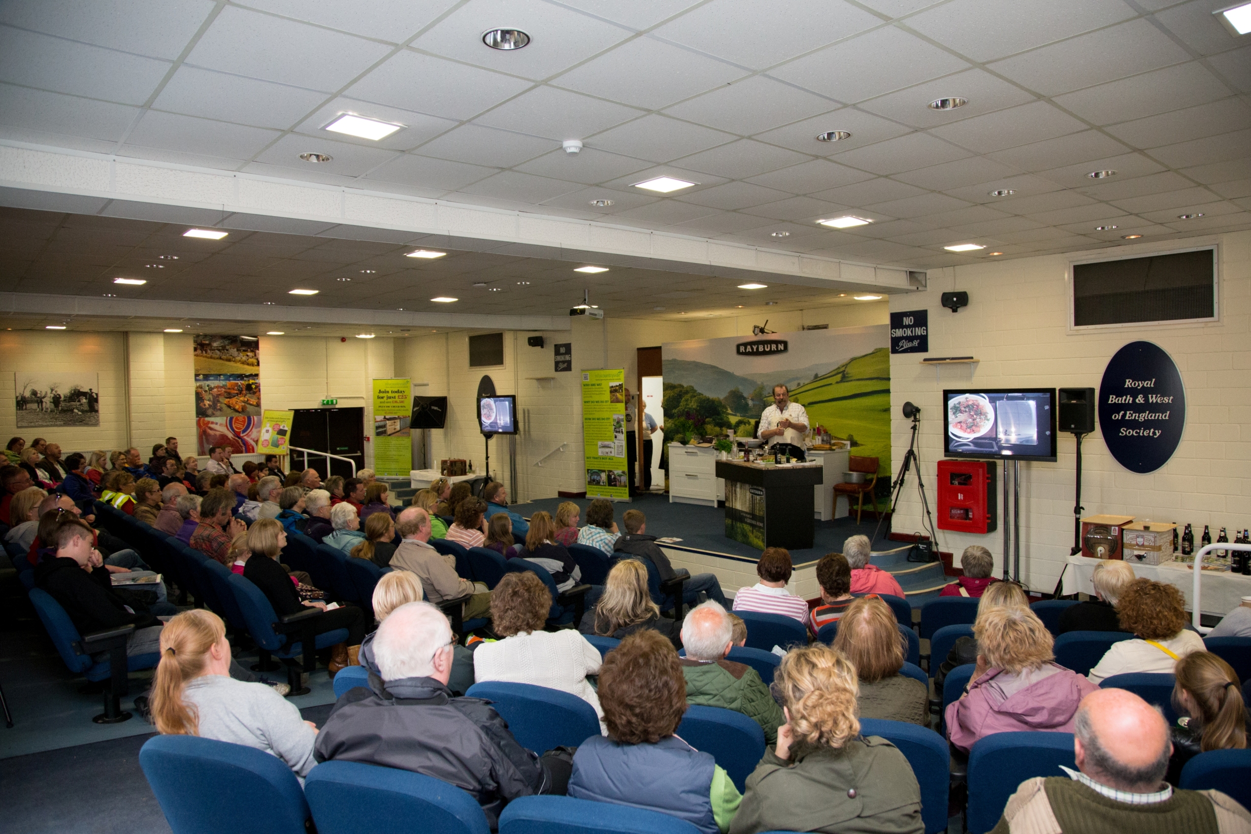 Lecture Theatre at Bath & West Showground, spacious venue for engaging presentations and events.