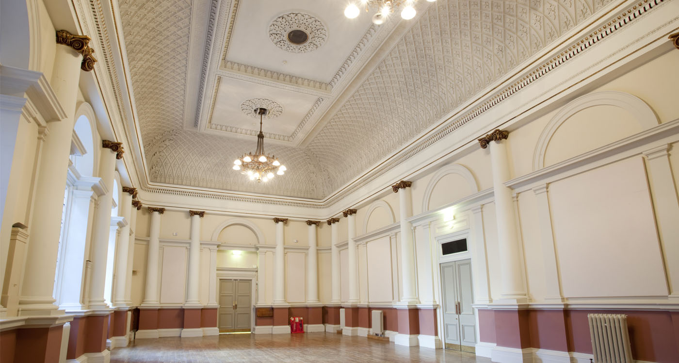 Elegant Shoreditch Town Hall Council Chamber, ideal for meetings and conferences.