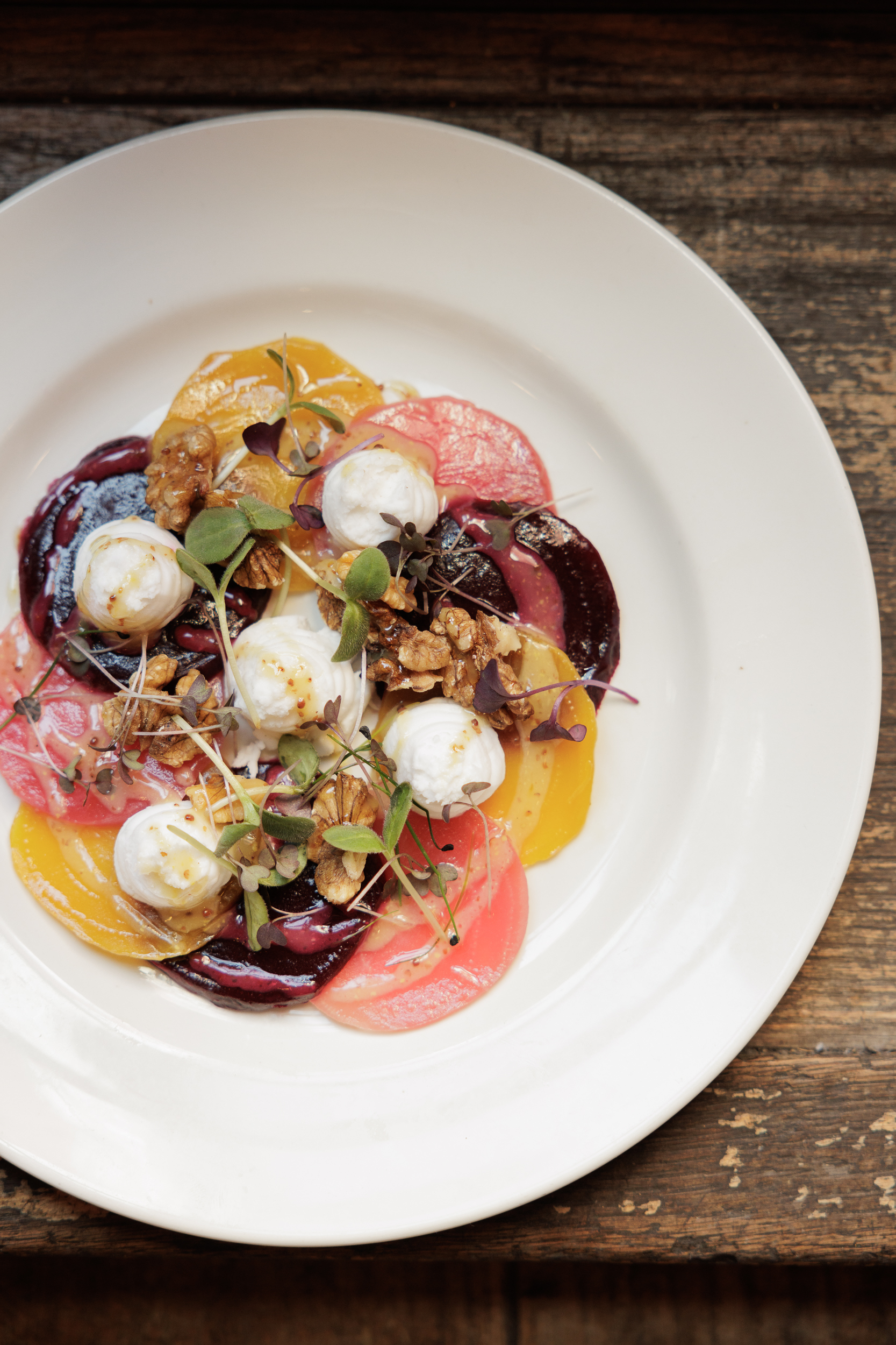 Vibrant vegetable dish at Bleeding Heart, perfect for gala or corporate dinner.