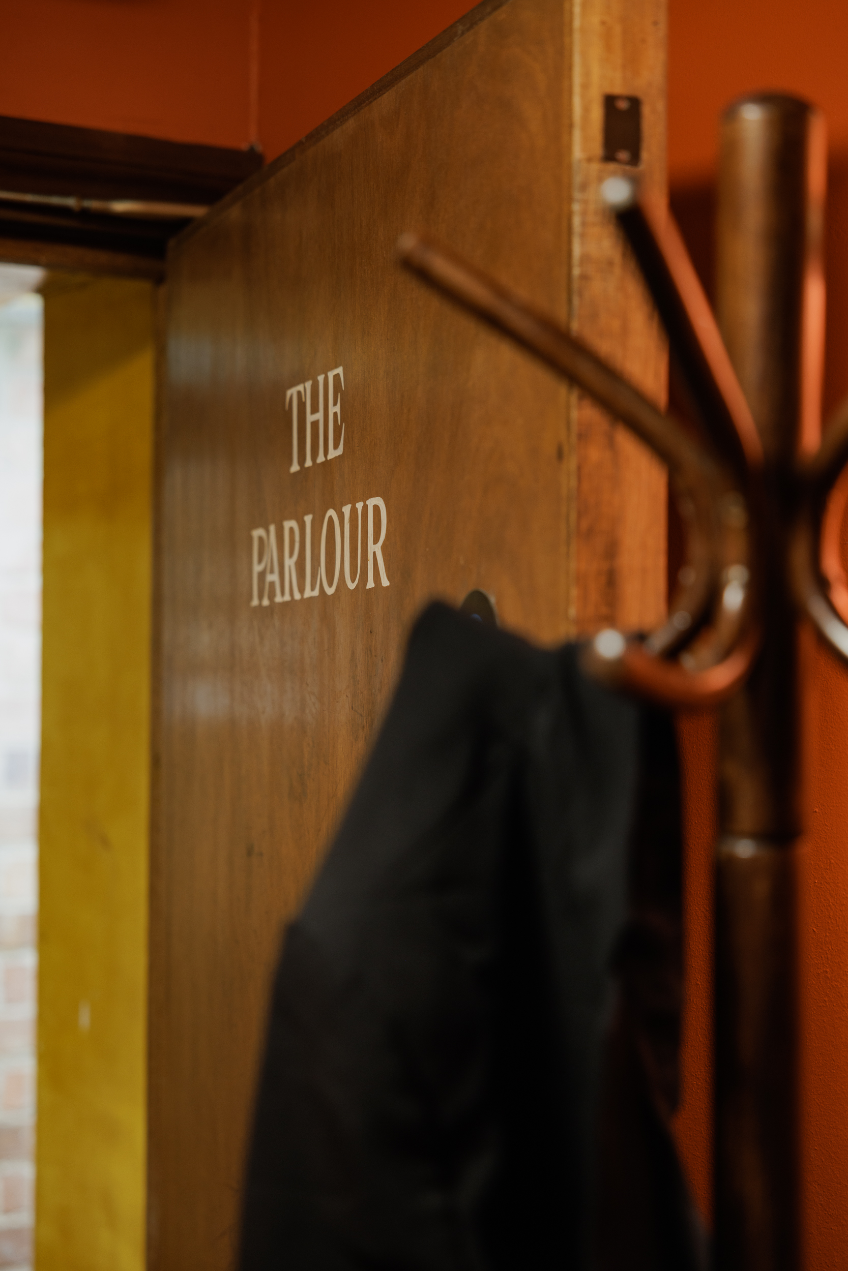 Elegant Parlour door in Bleeding Heart, perfect for private meetings and networking events.