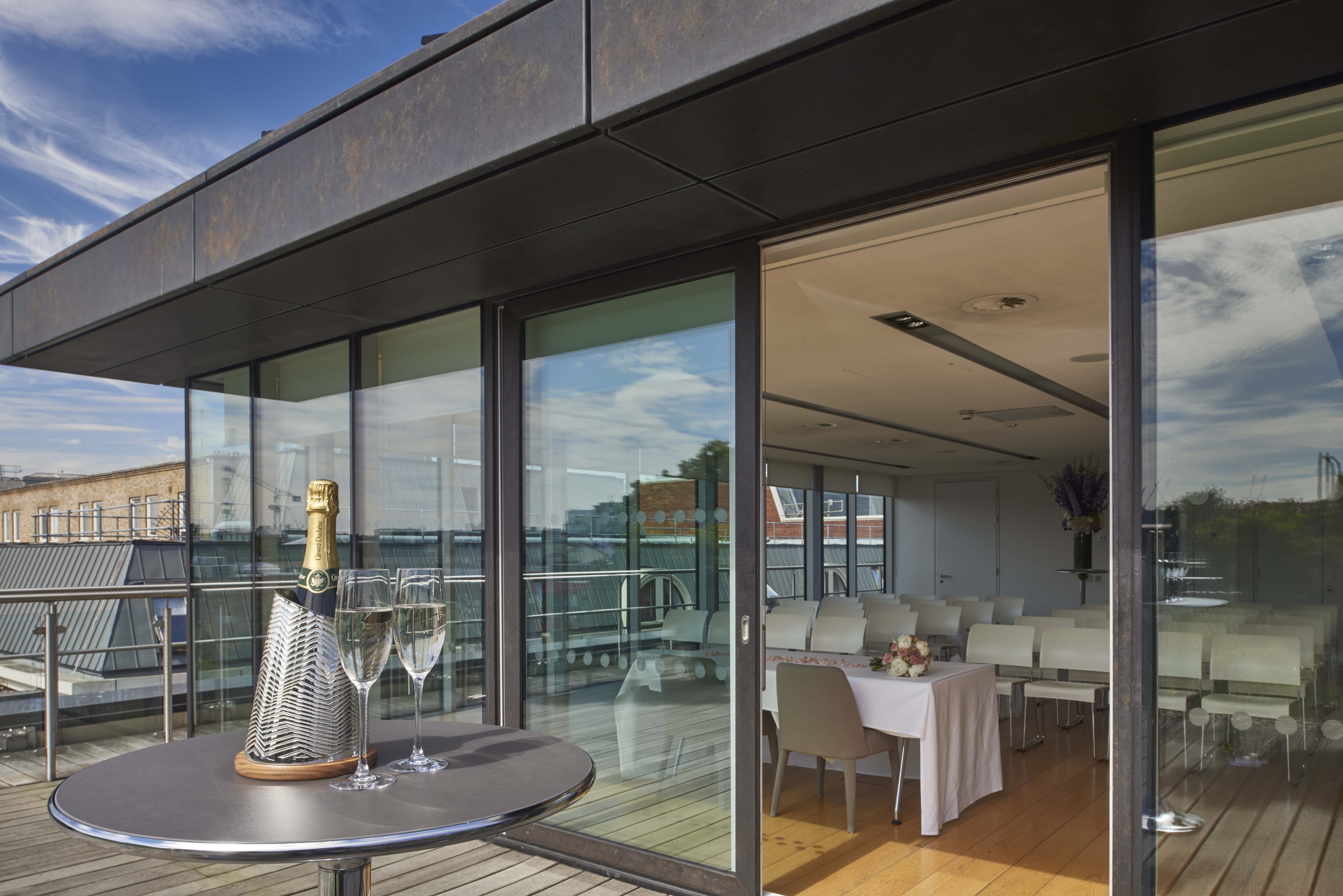 Agas Harding Conference Room: stylish rooftop venue for celebrations and networking events.