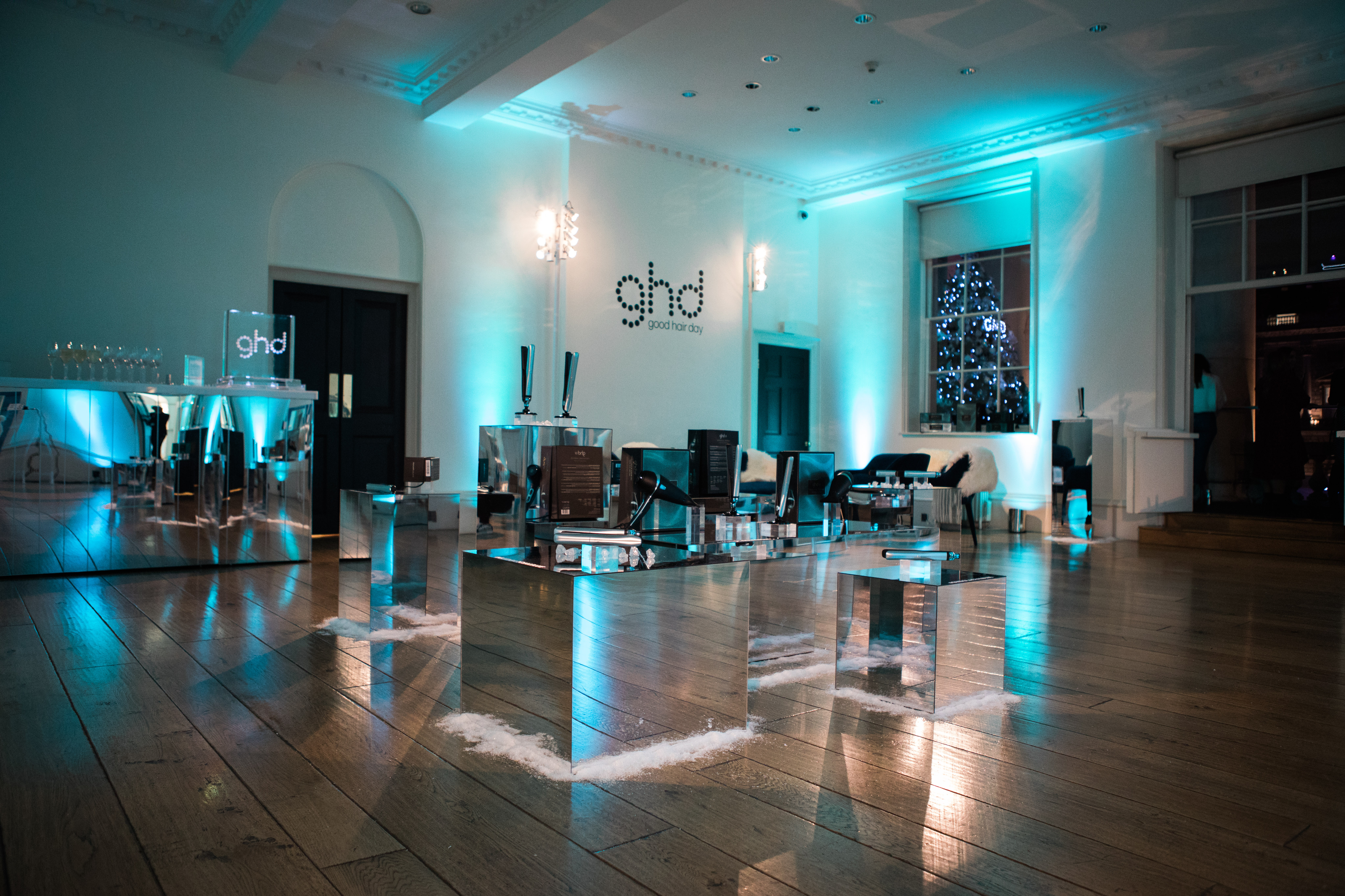 Modern event space at The Portico Rooms, Somerset House, ideal for brand activations.