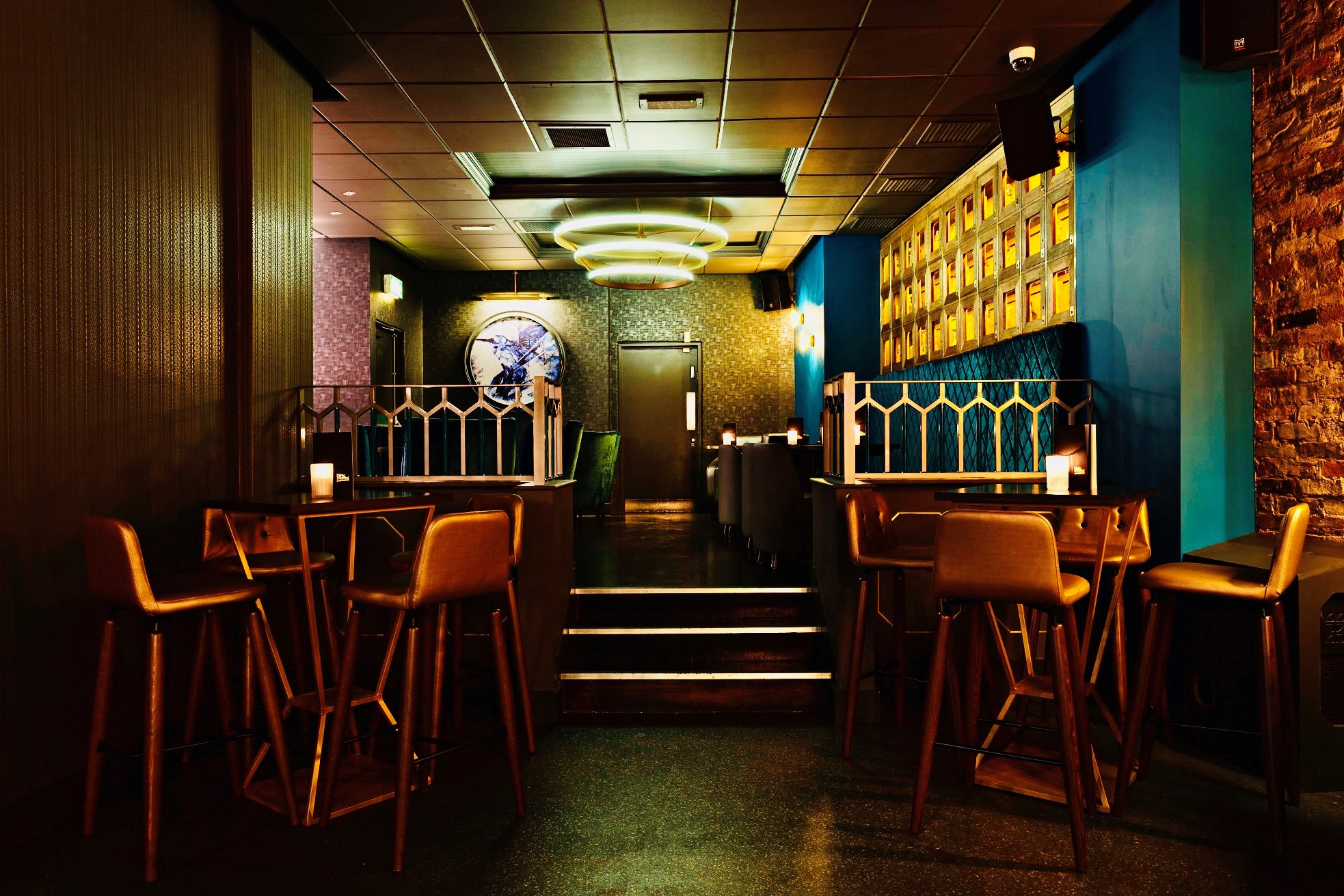 Blue Room at Dirty Martini St Paul's, modern venue for networking events and meetings.