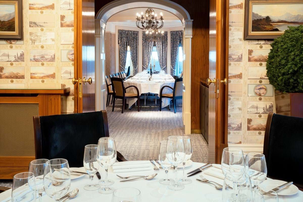 Elegant Terrace Suite at Petersham Hotel, perfect for corporate dinners and private events.