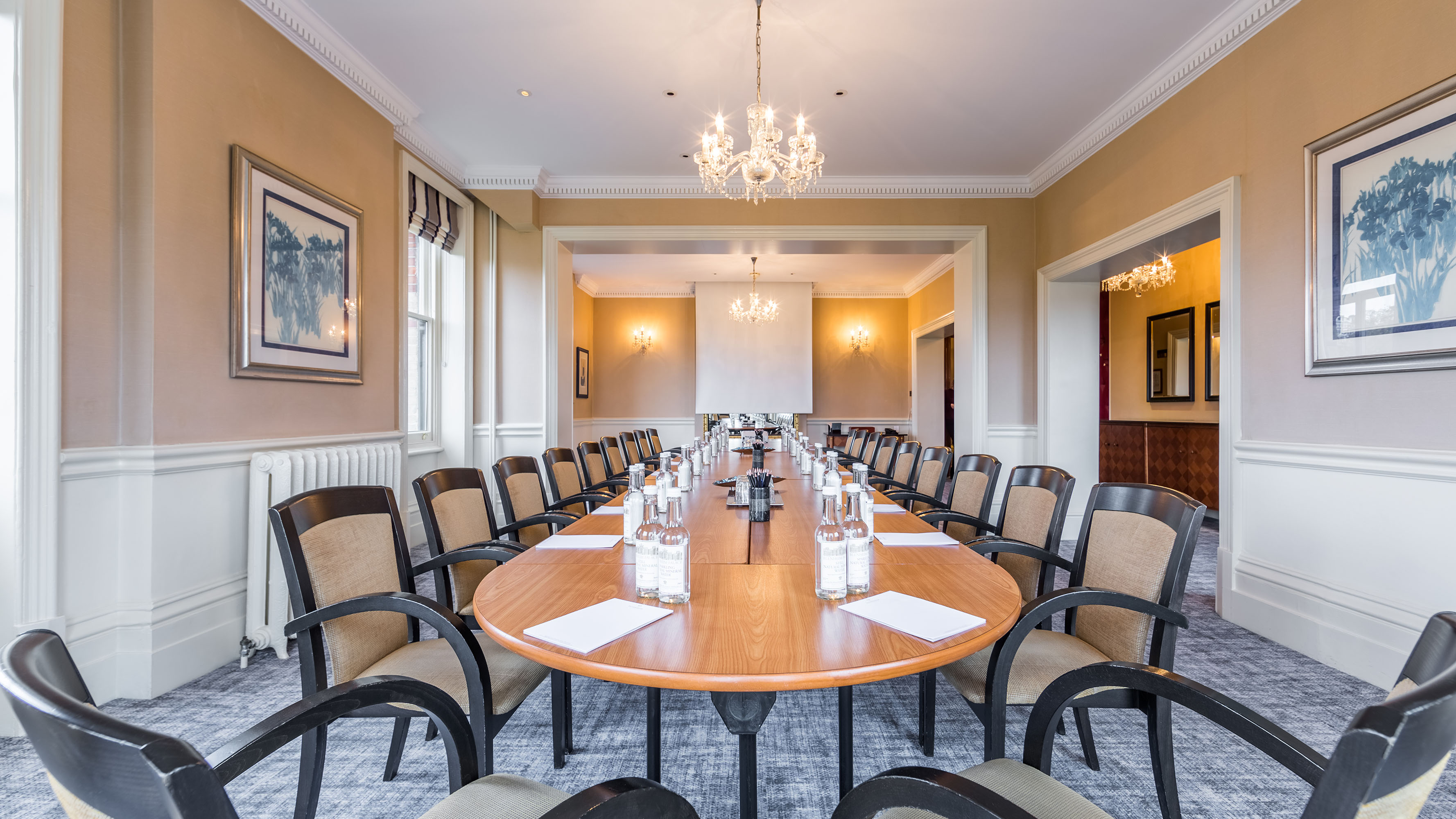 River Room at The Petersham Hotel, elegant meeting space for professional events.