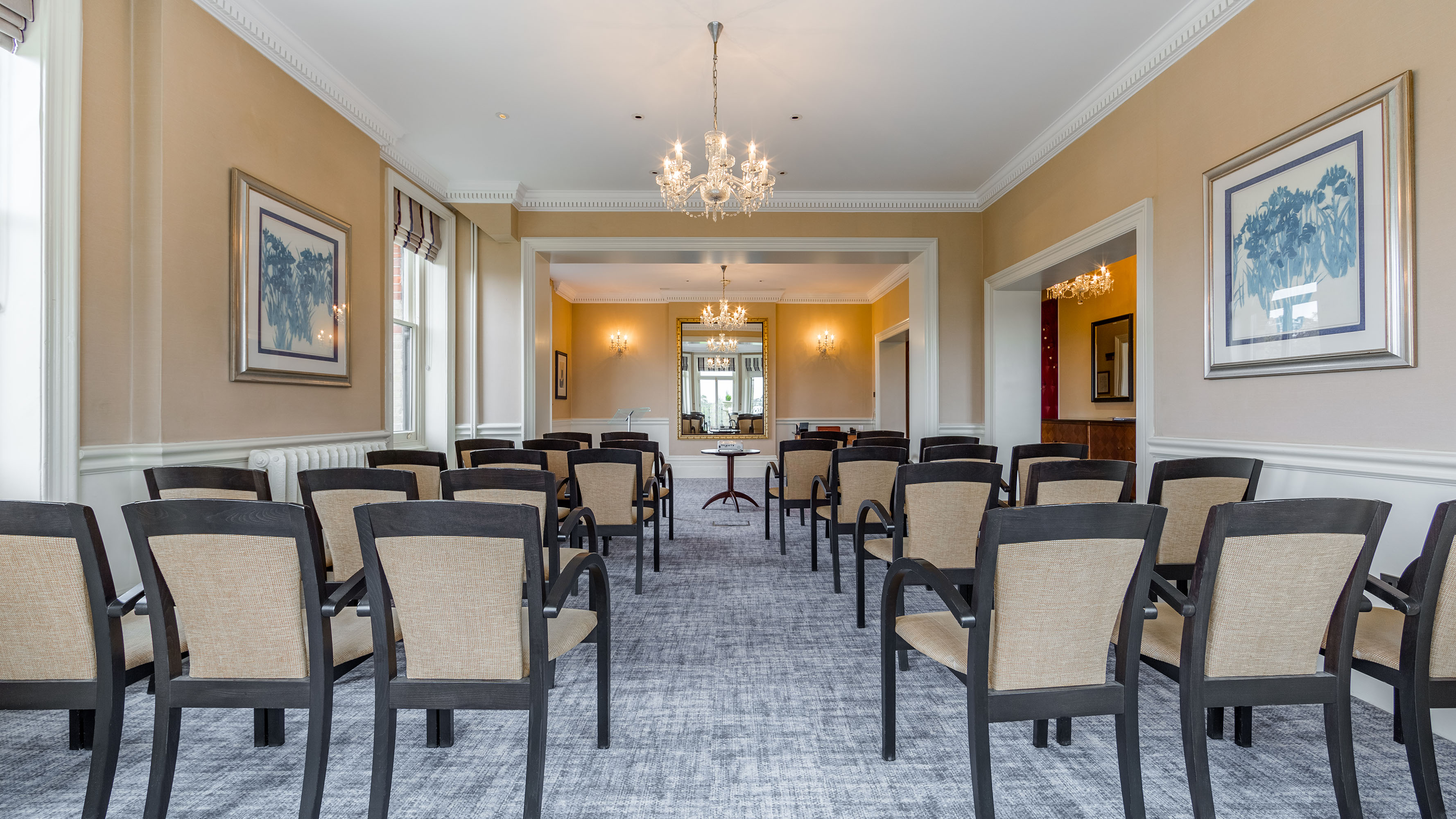 River Room at The Petersham Hotel, elegant meeting space for workshops and presentations.