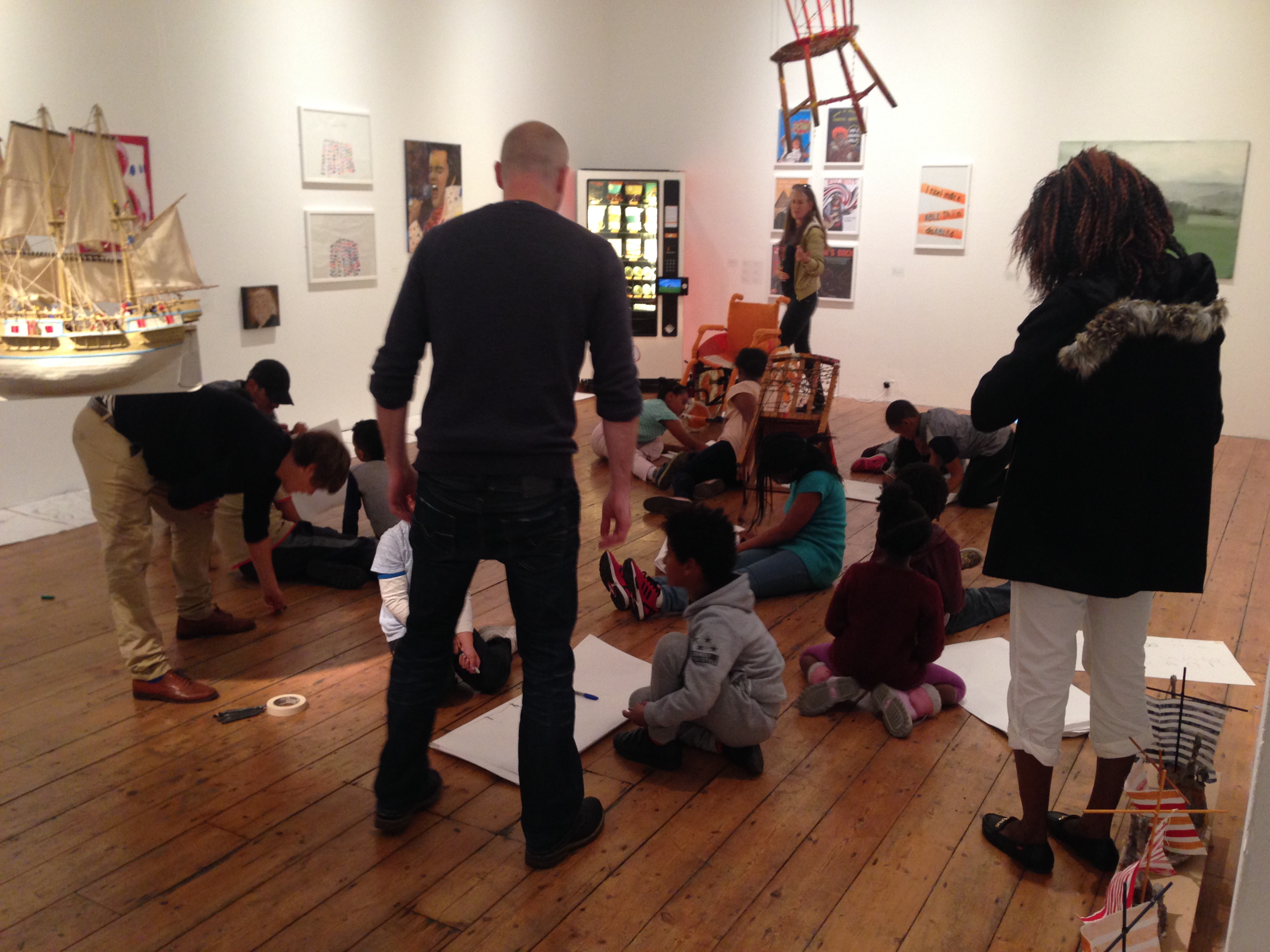 Interactive workshop at Nunnery Gallery, fostering creativity and collaboration.