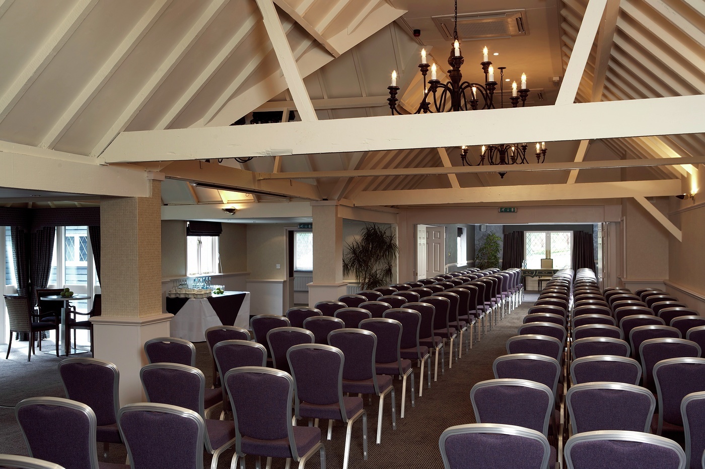 Clockhouse Suite at Rowhill Grange: elegant meeting space for conferences and workshops.