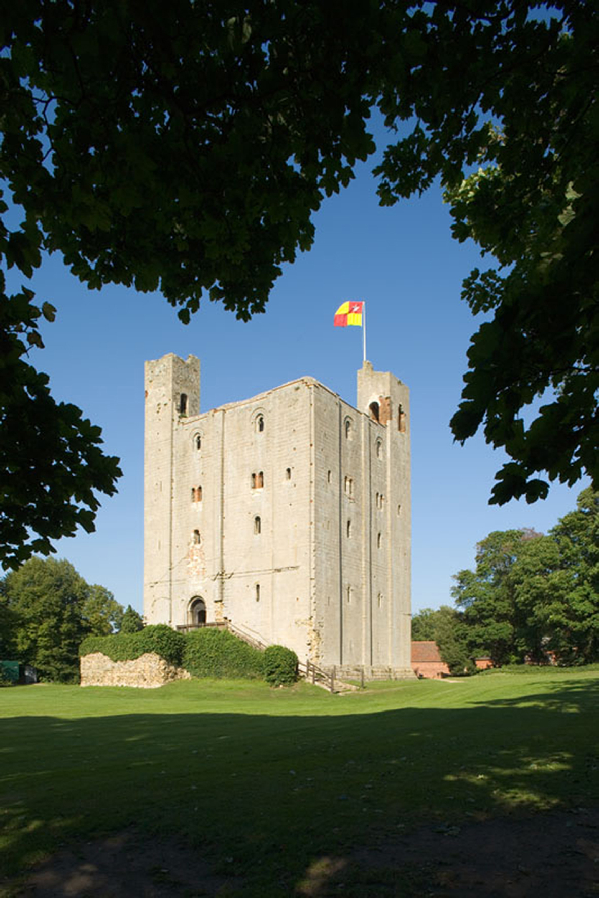 Hedingham Castle with striking architecture, ideal for weddings and corporate events.