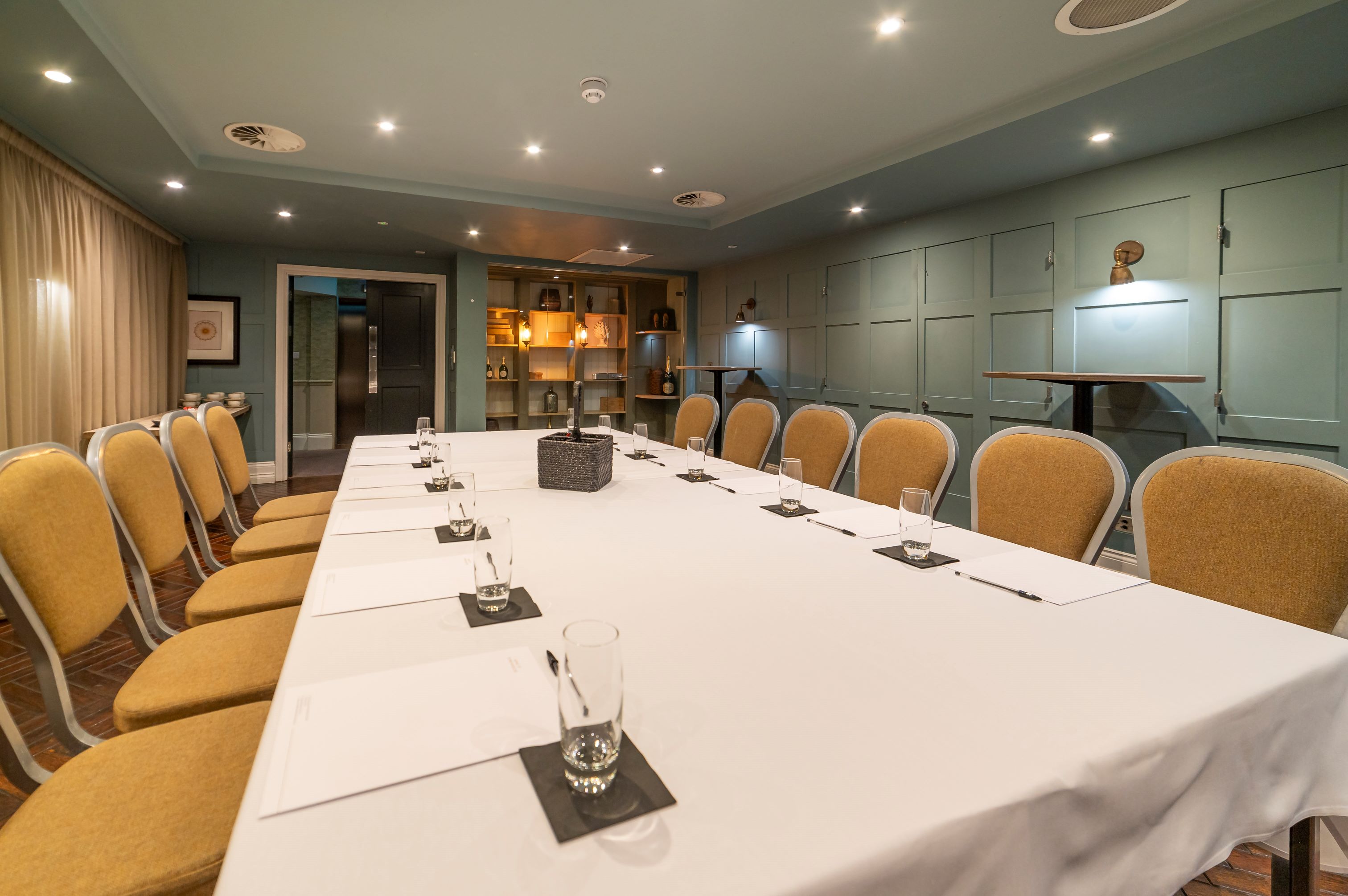 Meeting room at King Street Townhouse with elegant decor for corporate events.