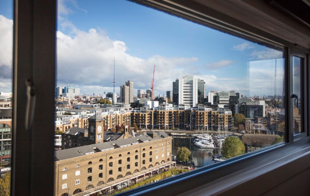 Nimrod Suite skyline view at The Tower Hotel, perfect for creative meetings and events.