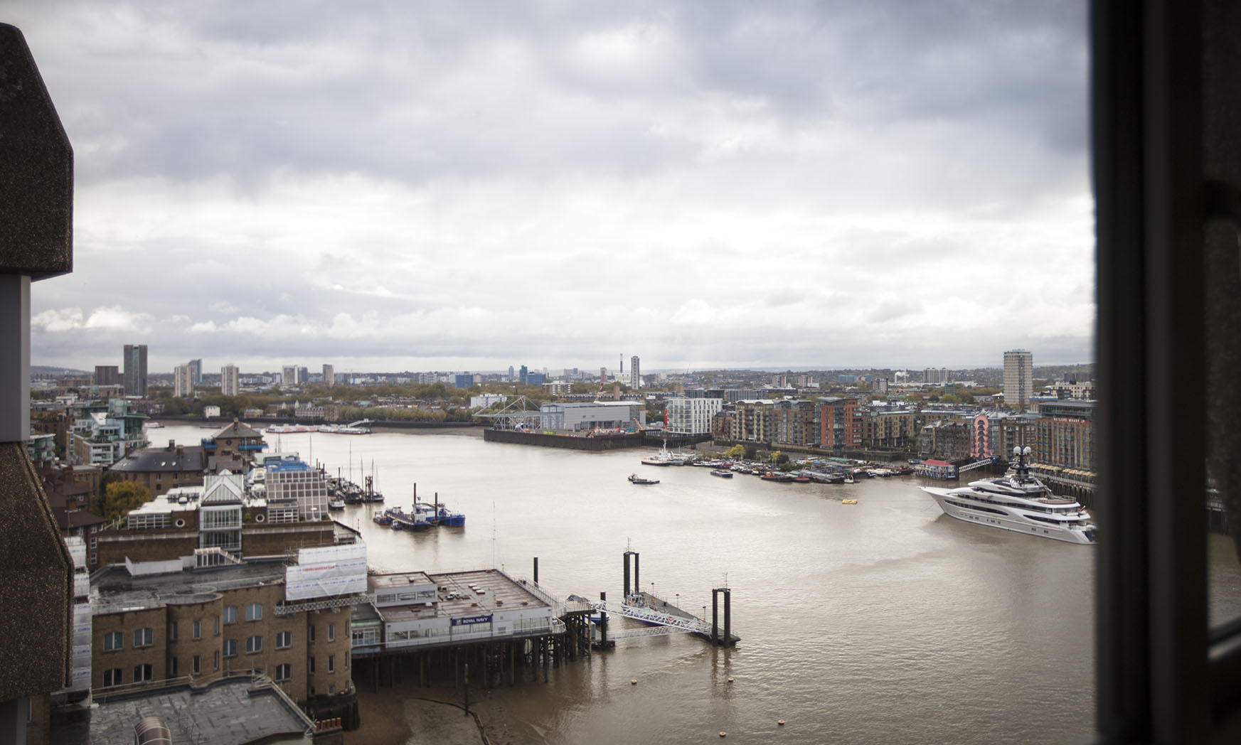 Tyger Suite at The Tower Hotel with waterfront view, ideal for meetings and conferences.