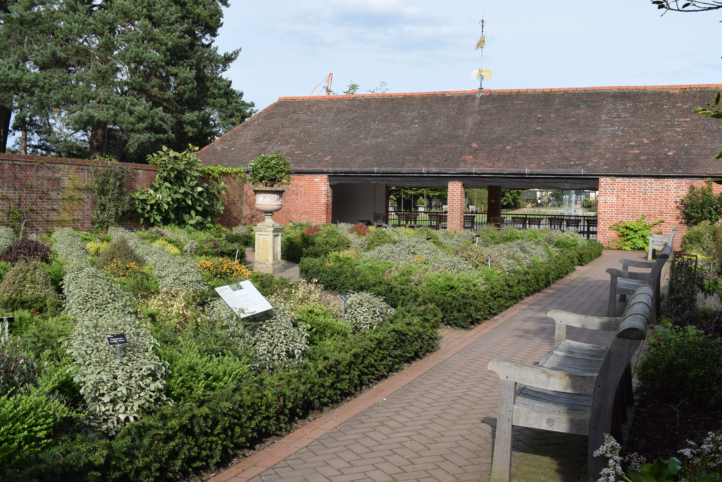 Waterlily Pavilion at RHS Garden Wisley, ideal for outdoor meetings and events.