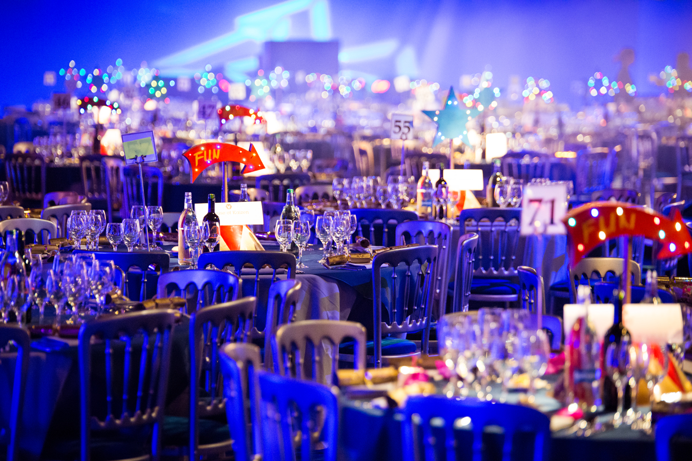 Vibrant event space at The Artillery Garden, elegantly arranged for gatherings and celebrations.