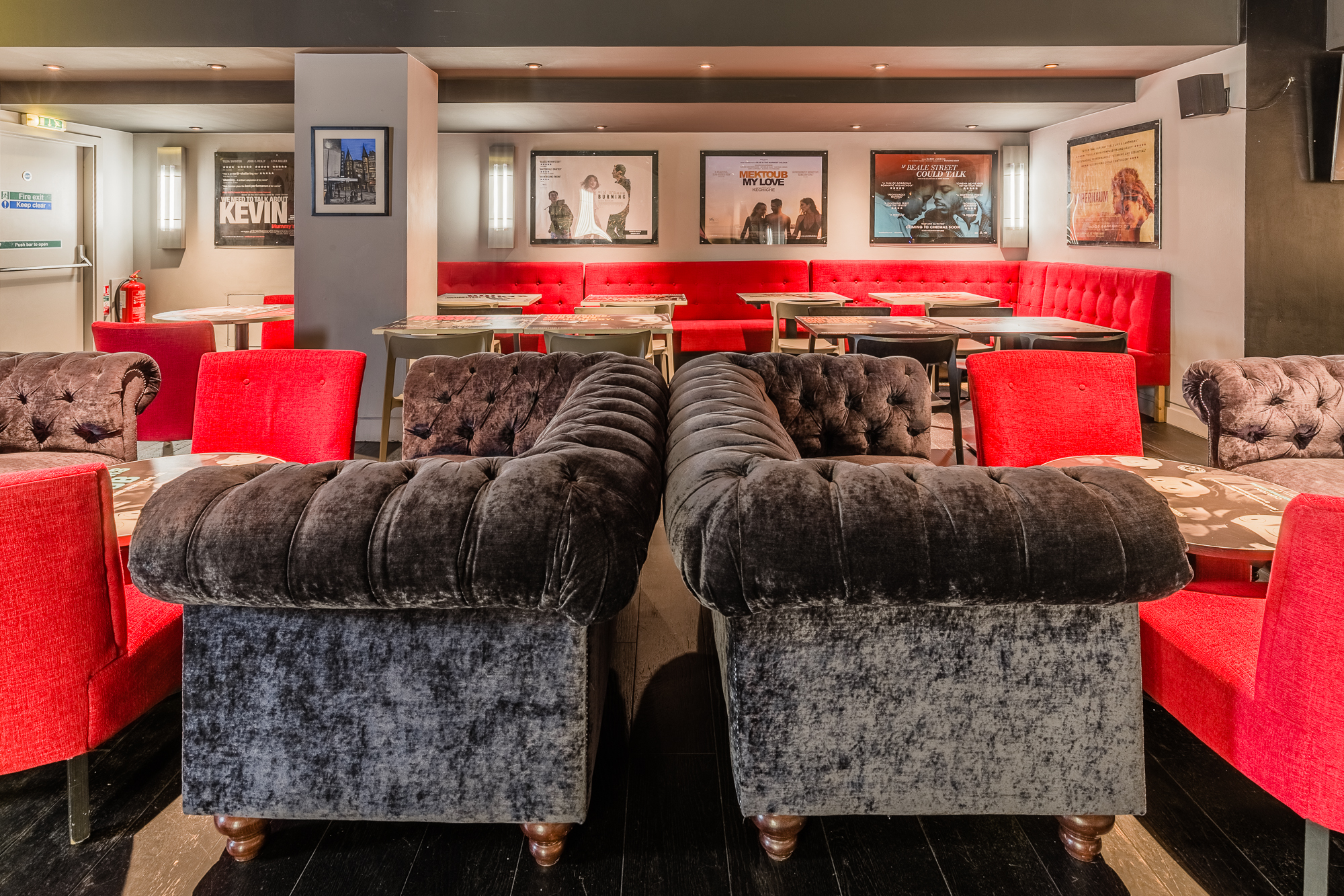 Curzon Soho cinema bar, plush seats, corporate events, product launch